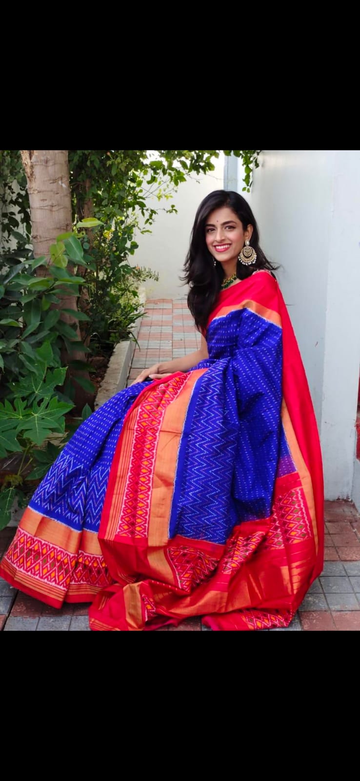 Ishmita | Pochampally Ikkat silk saree