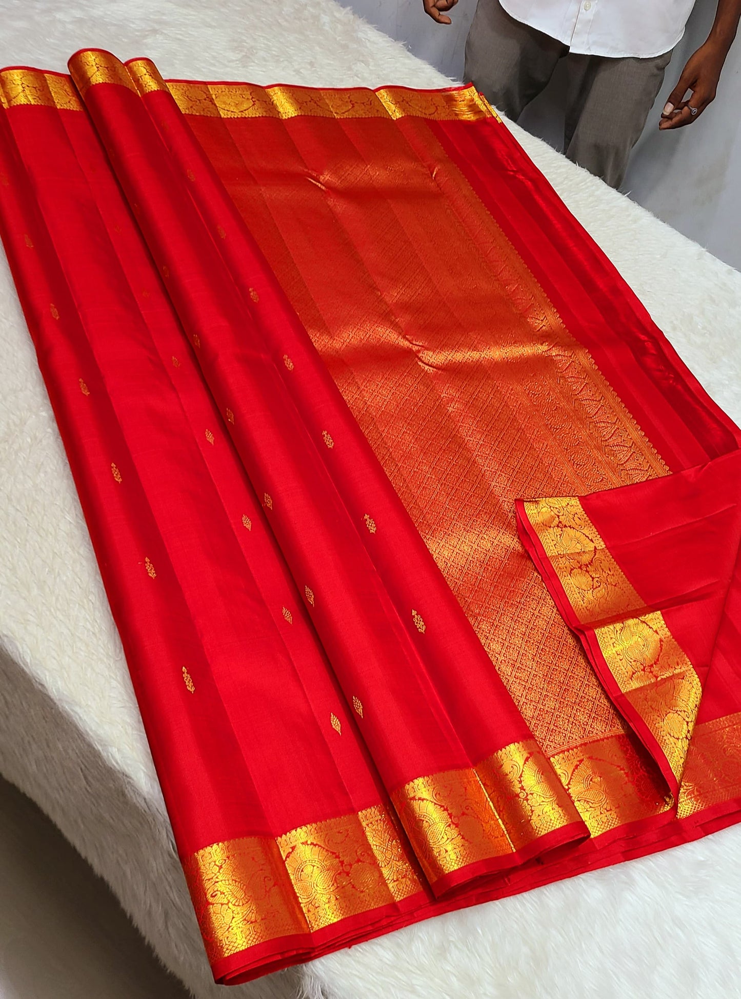 Bhadrakali | 1G Gold Kanjeevaram Saree