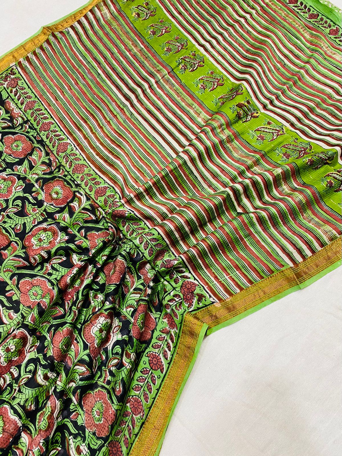 Mahiya | Block prints on cotton silk