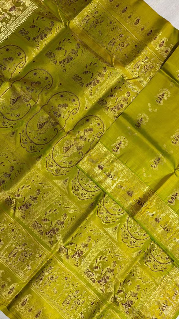 Swarnachari saree.
With silkmark.
Material silk with bp.