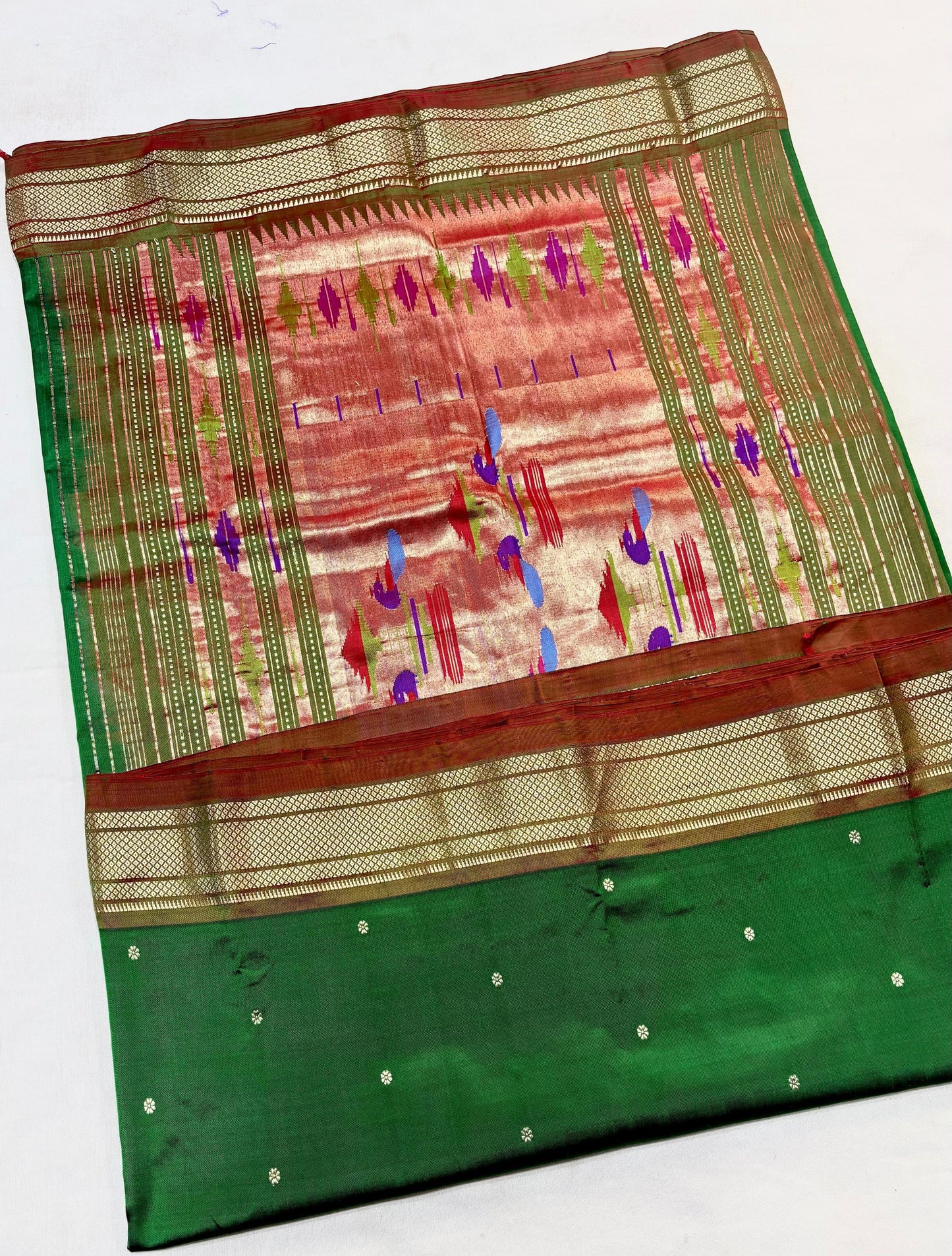 Tishmika | Pure handloom silk paithani