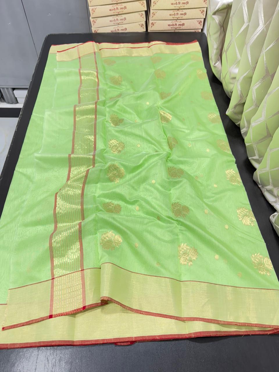 Chandrayanika | Cotton Silk Chanderi Saree