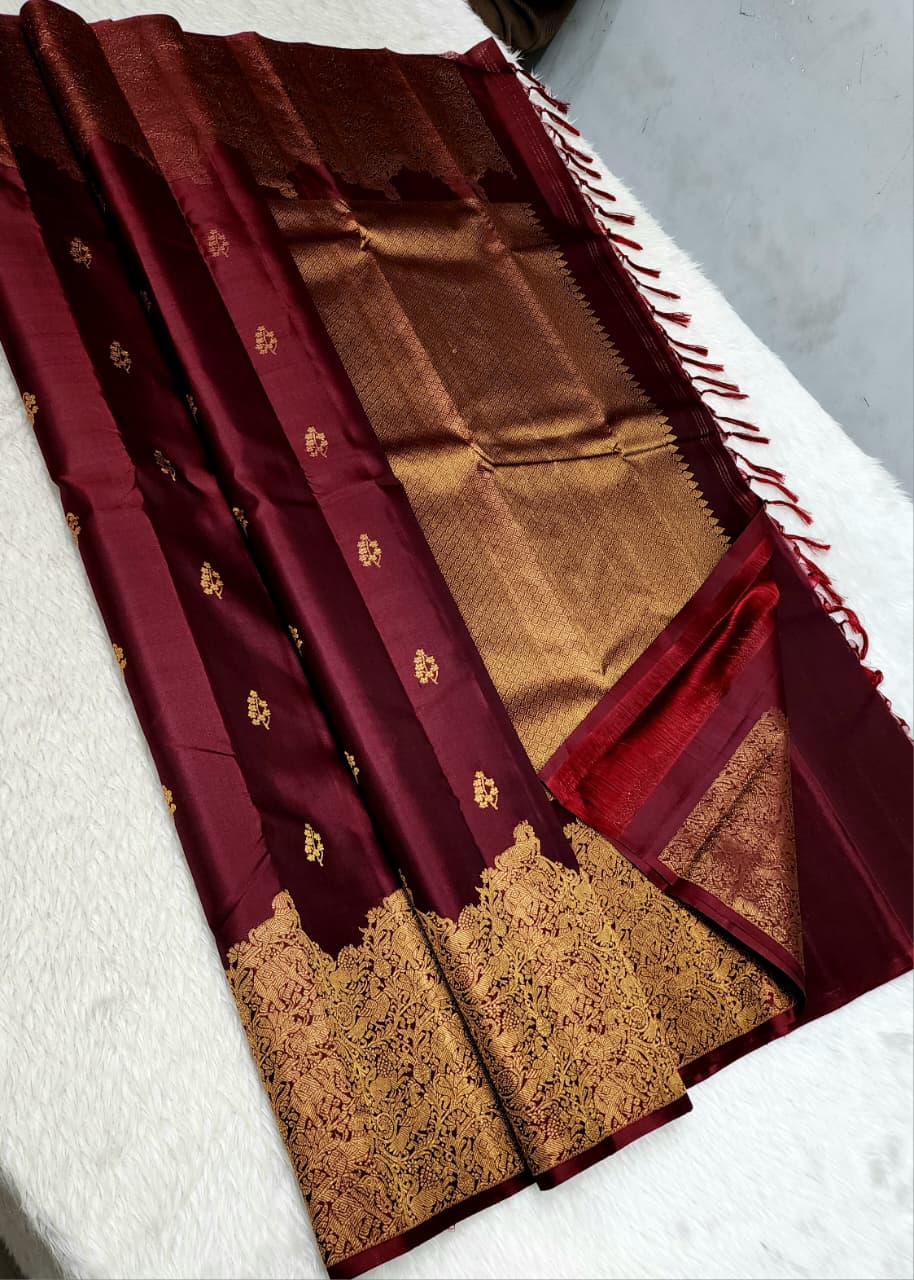 Bhusumita | 2G Kanjeevaram Pure silk saree