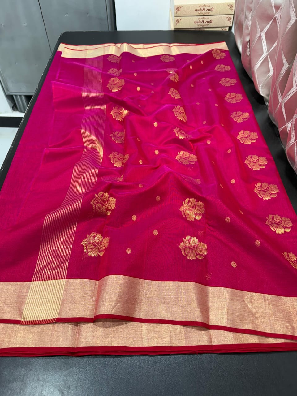 Chandramouli | Cotton Silk Chanderi Saree