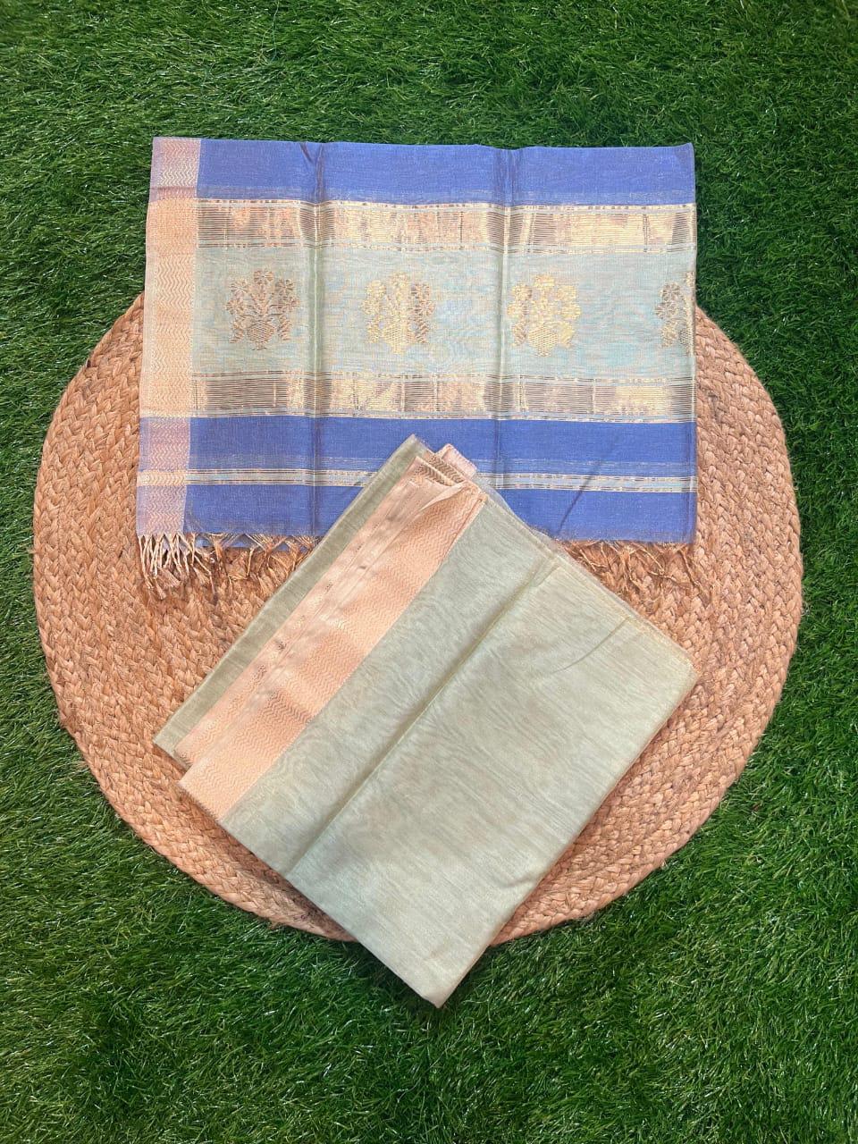 Charuu | Maheshwari fabric set ( Top & dupatta)