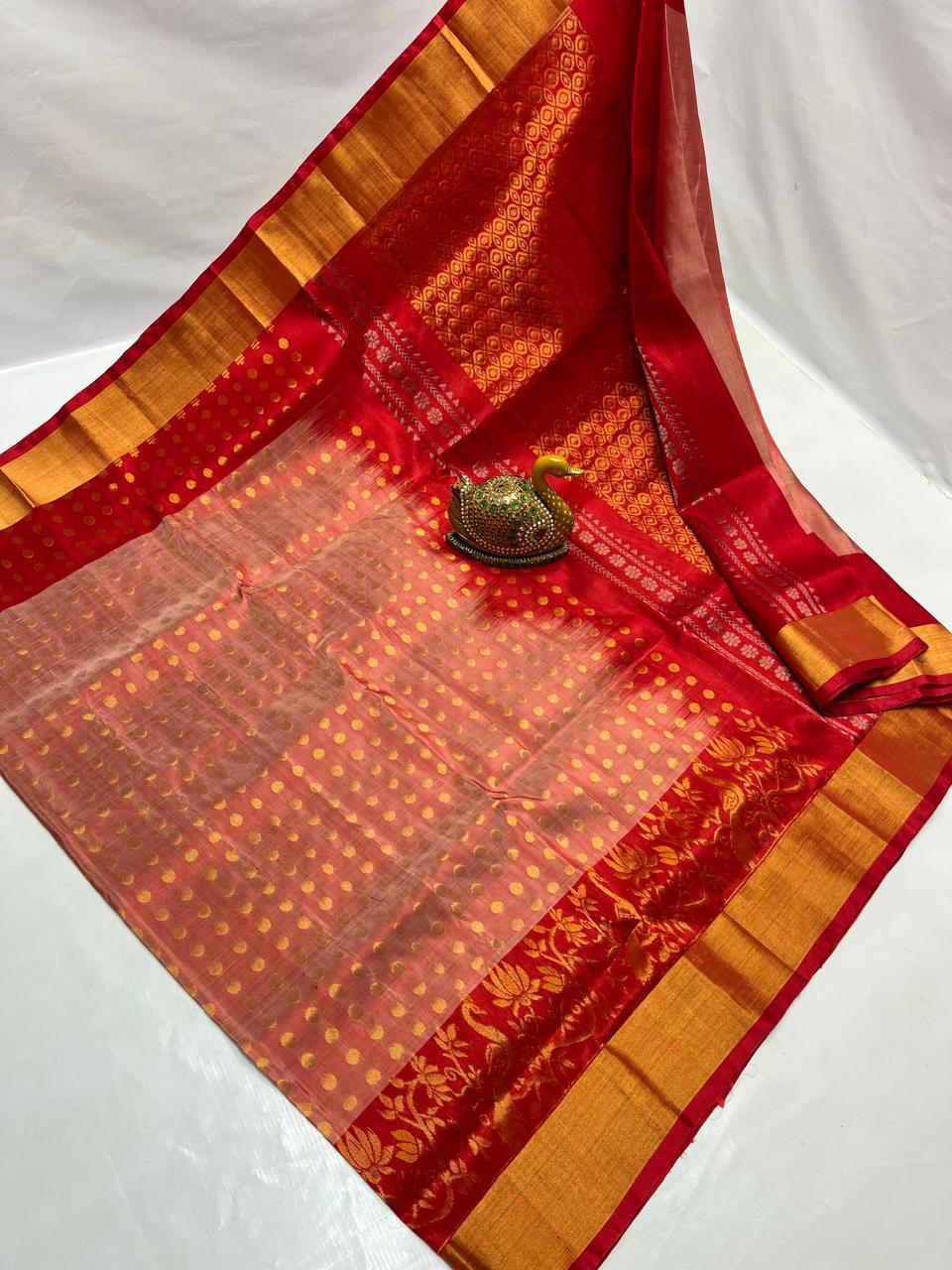 Ujjayini | Uppada Pattu Saree with all over buttis