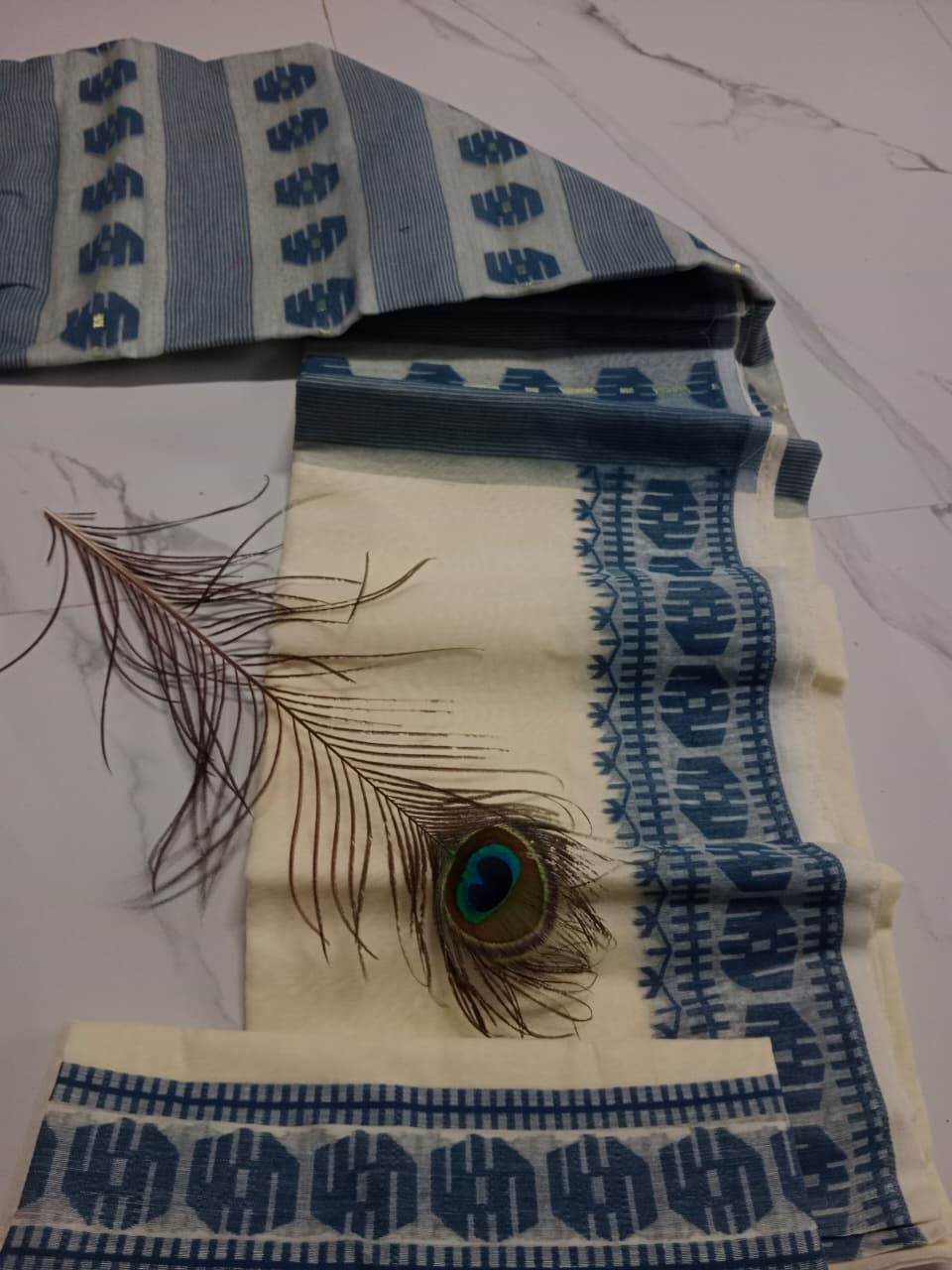 Jamar | Soft Cotton Jamdani Saree