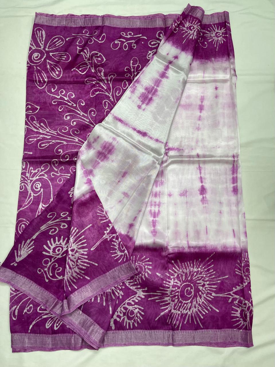 Sanvi | Shibori Mangalagiri Saree