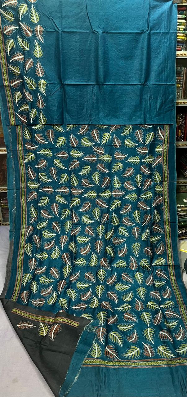 Available tashar katha stich saree
With bp
With silk mark