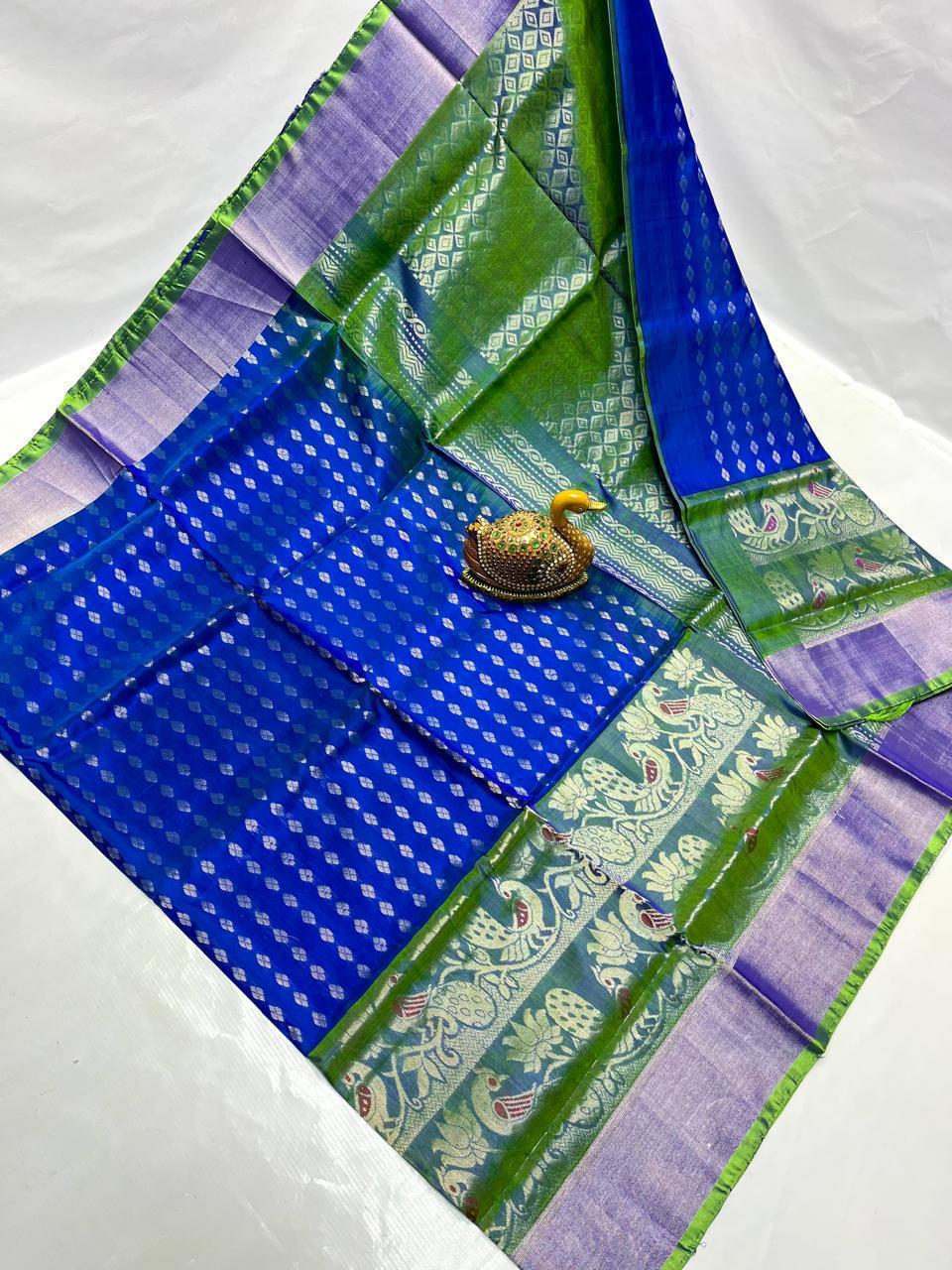 Umangi | Uppada Pattu Saree with all over buttis
