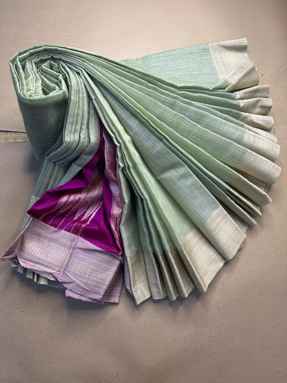 Ilayavani | Viscose cotton blended Ilkal saree