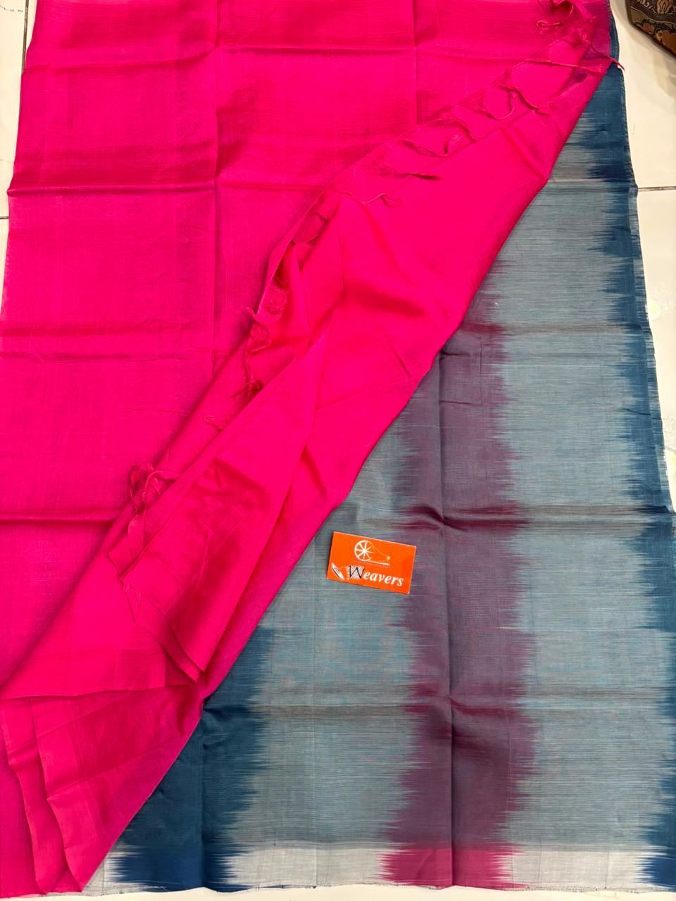 *Pure Handloom Mangalagiri CottonSilk Saree
*Wholesaree Ikkat Design
*Without Zari Border
*Contrast Pallu Blouse