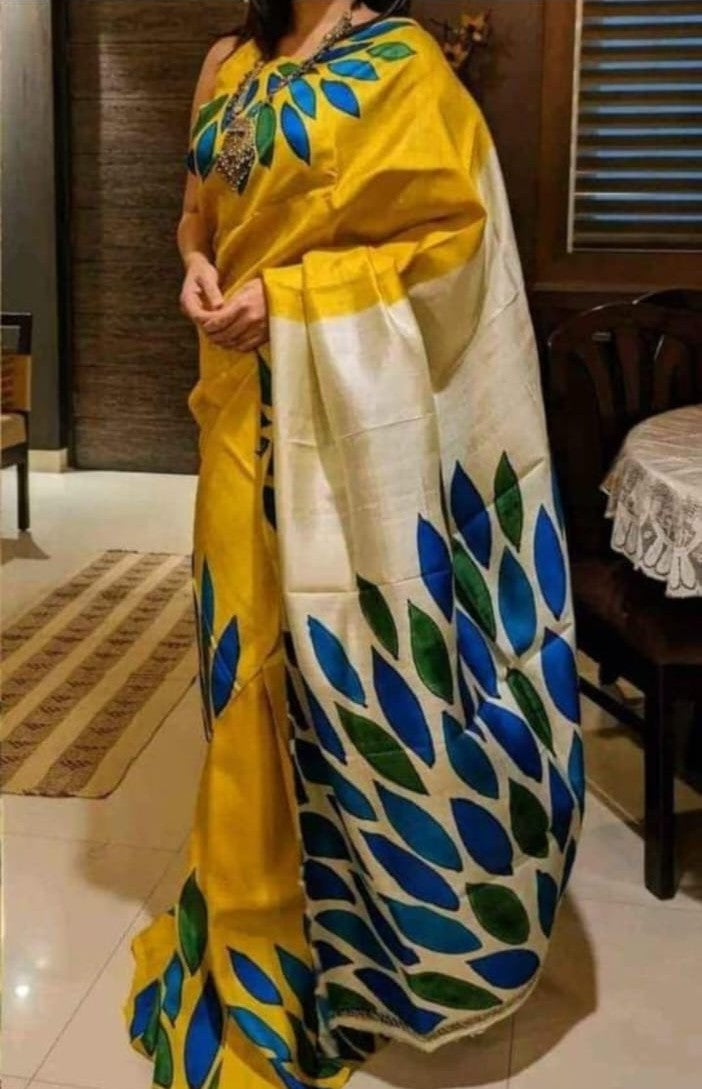 Banjovi | Murshidabad Silk Batik Sarees