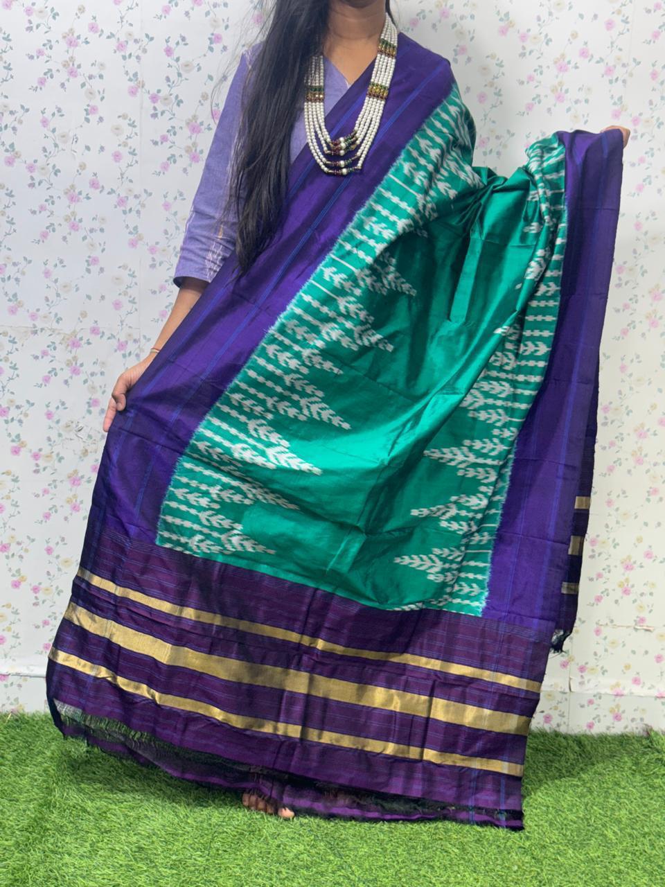 *IKKAT SILK DUPPATA*
*Length: 2.5 meters*
*Height: 36 inches*