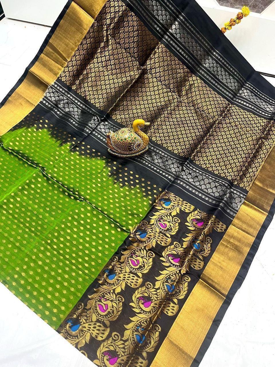 Ujwala | Uppada Pattu Saree with all over buttis