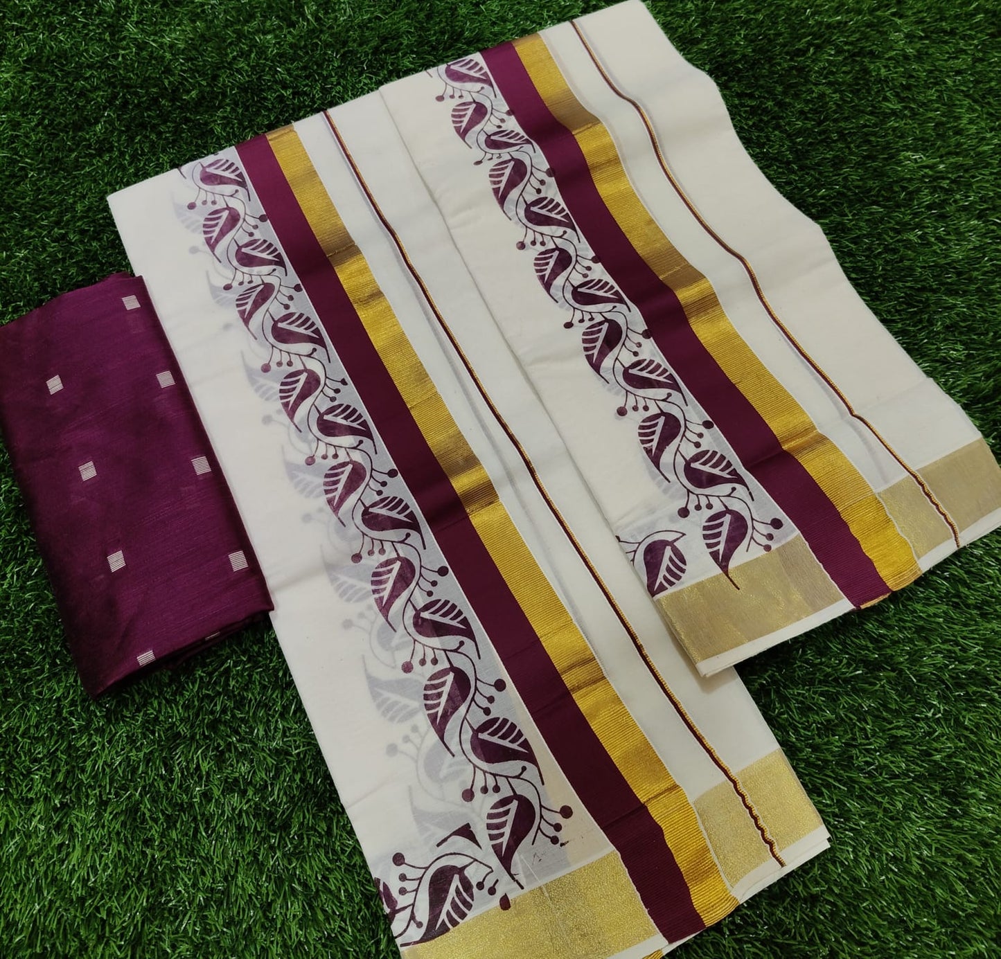 Pure cotton kasavu