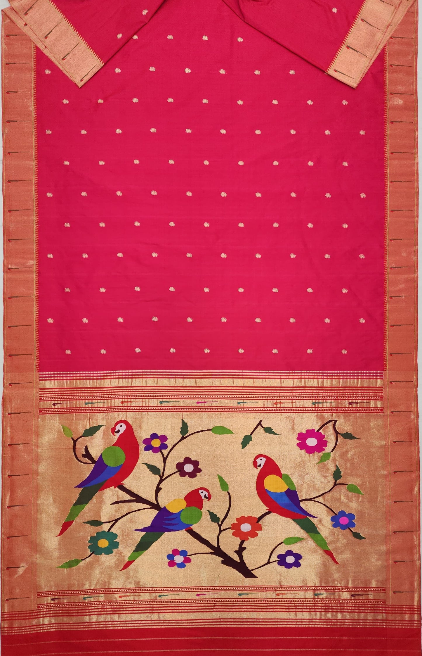 Sinravi | Single Muniya Paithani Silk Saree