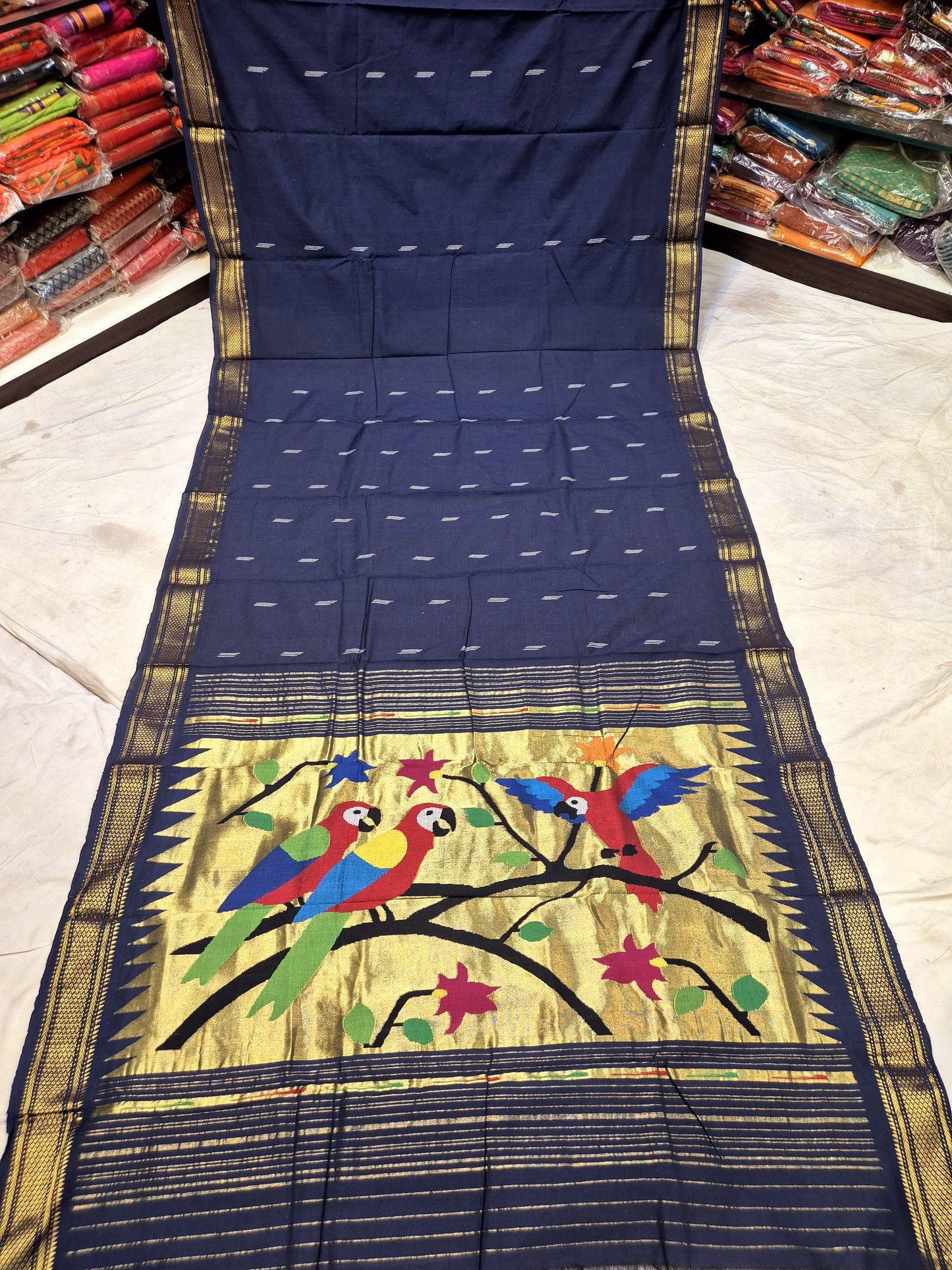 Osyara | Cotton Handloom Paithani Saree