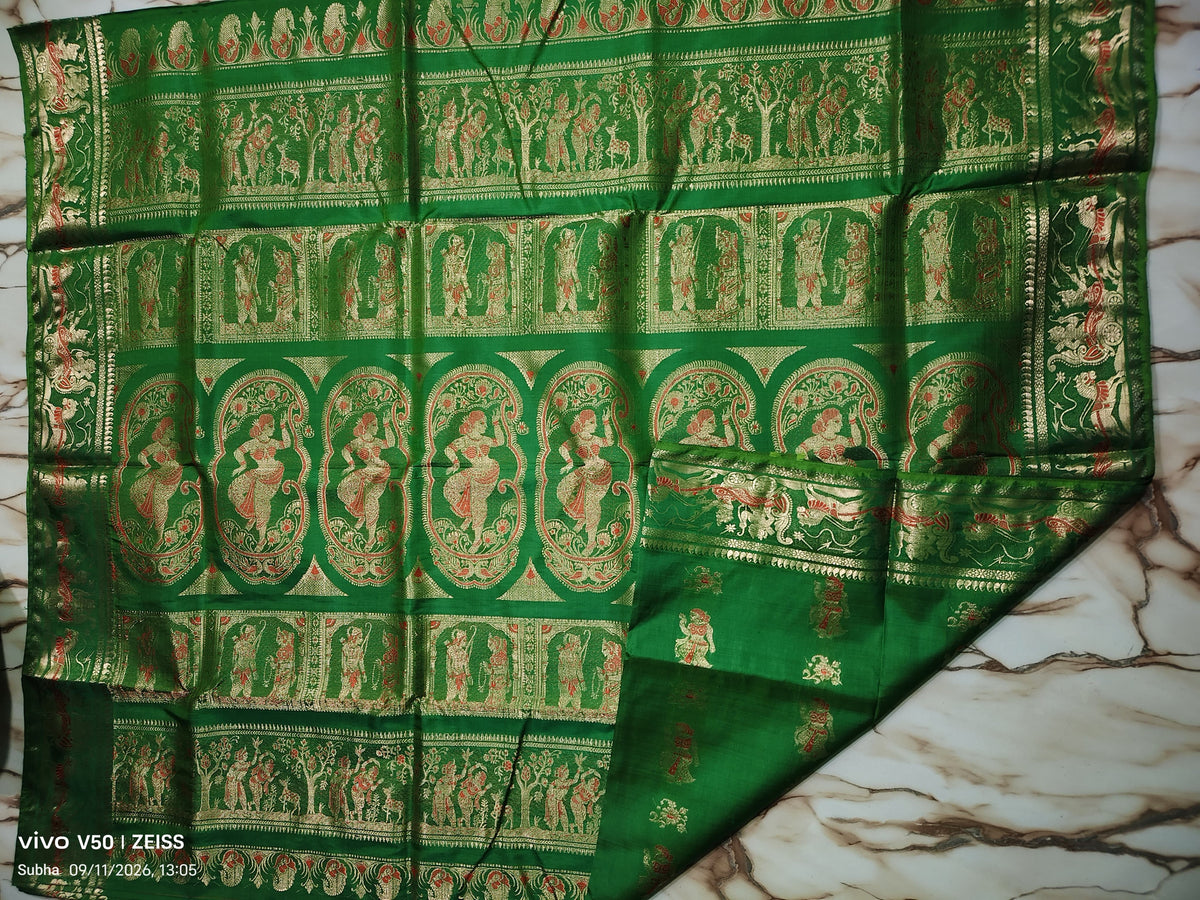 Bishnupuri Meenakari
Swarnochuri
Silk mark certified