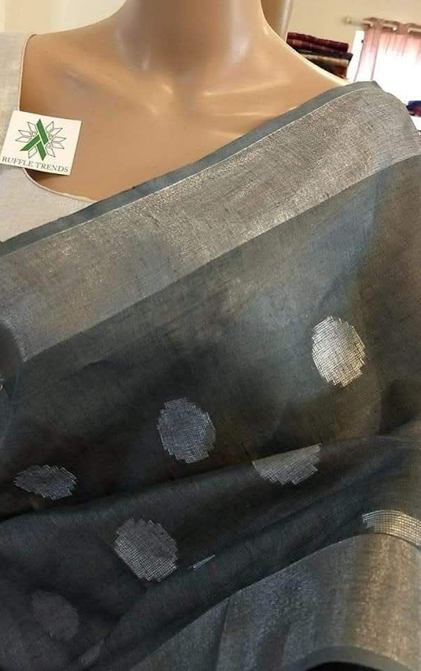 Lohithra | Linen Cotton Saree