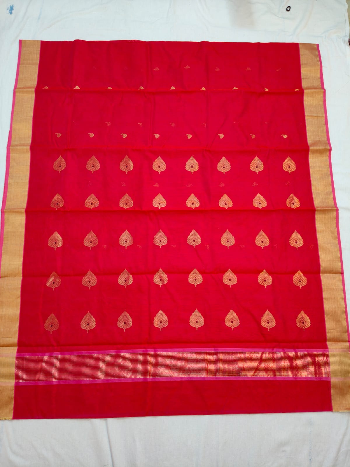 Silk y cotton
Chanderi
saree