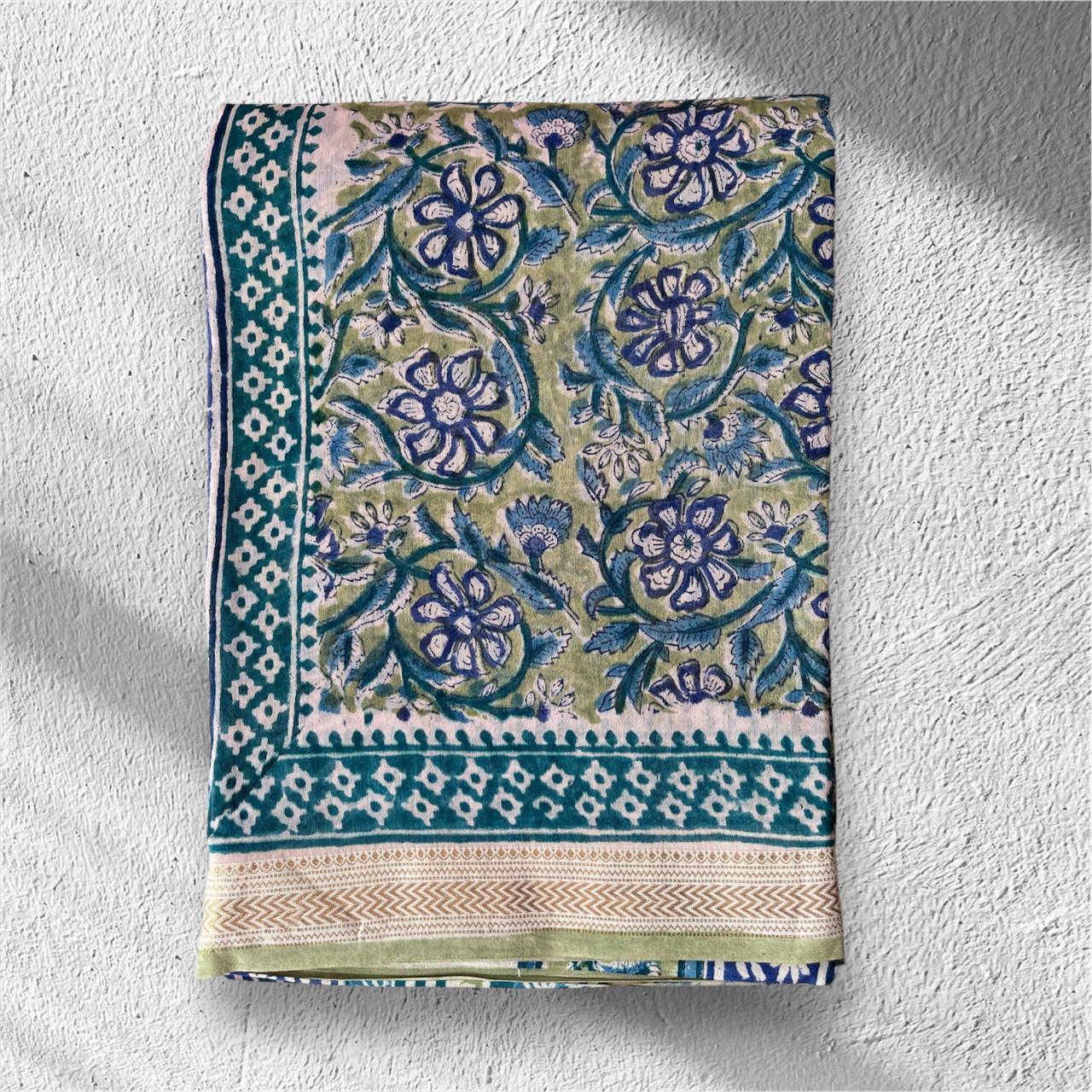 Merrin | Block prints on cotton silk