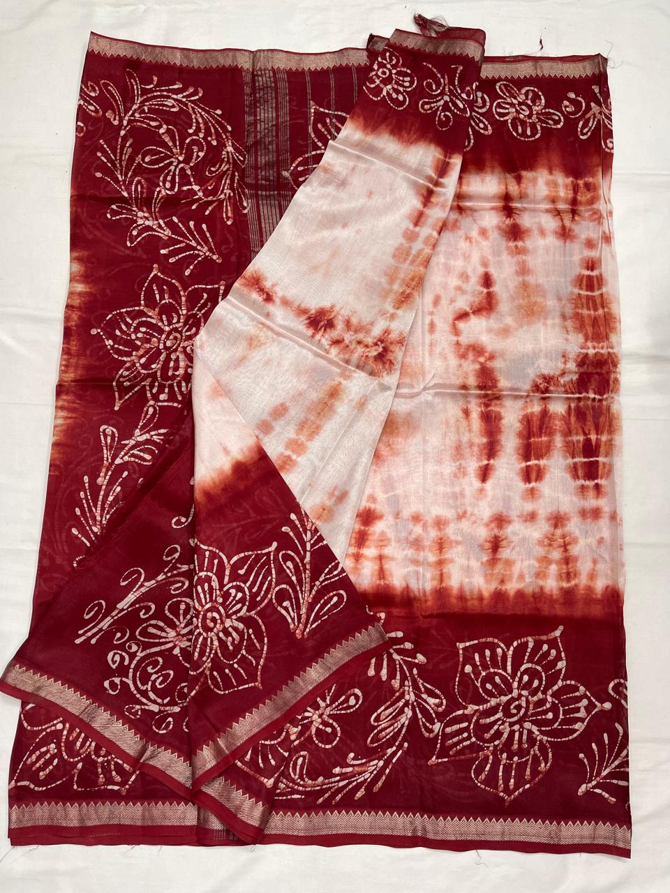 Sharvika | Shibori Mangalagiri Saree