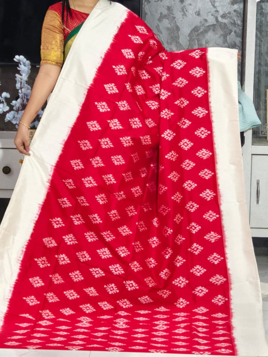Indurupa | Pochampally Ikkat silk saree
