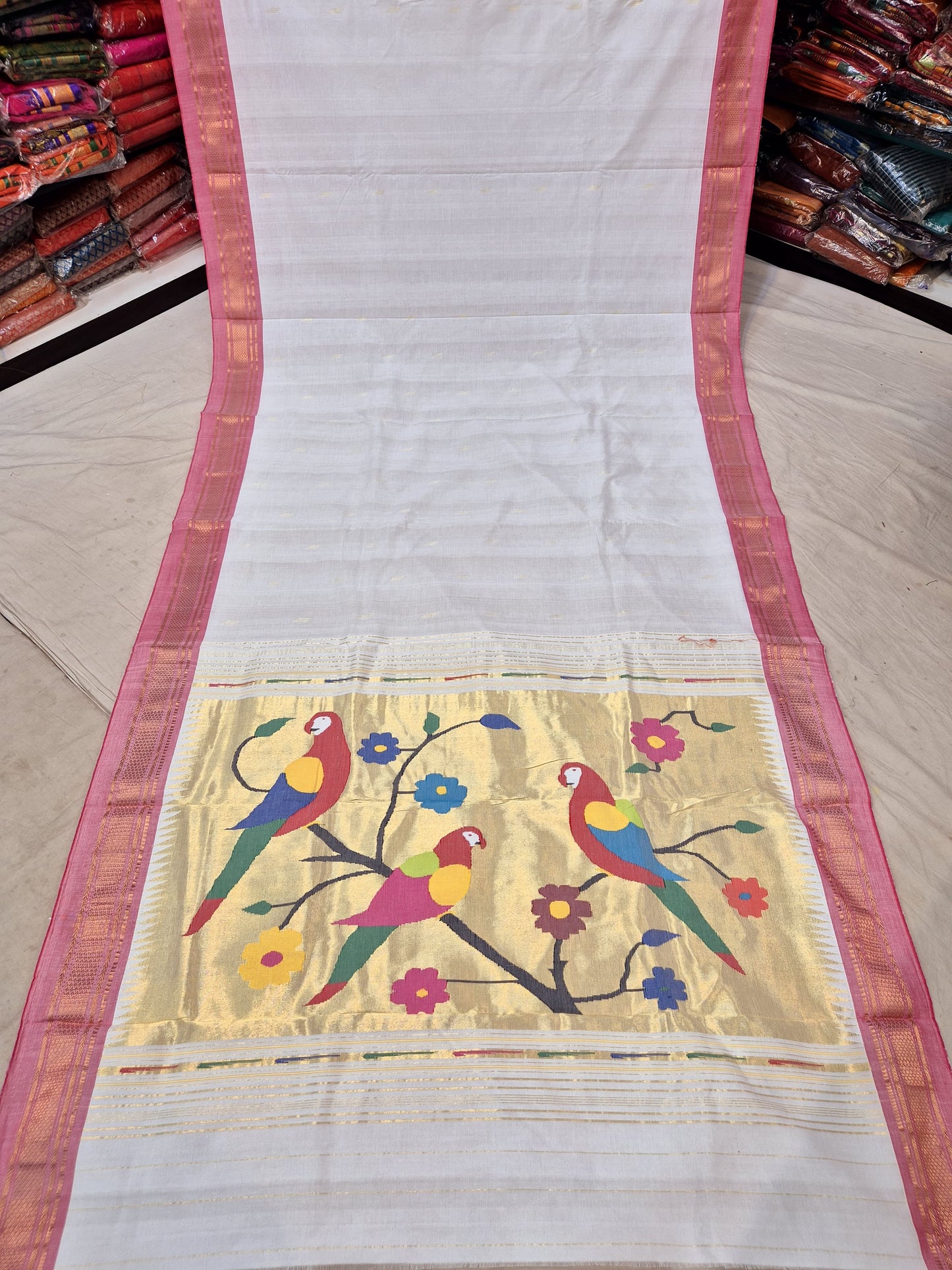 Devi | Cotton Handloom Paithani Saree