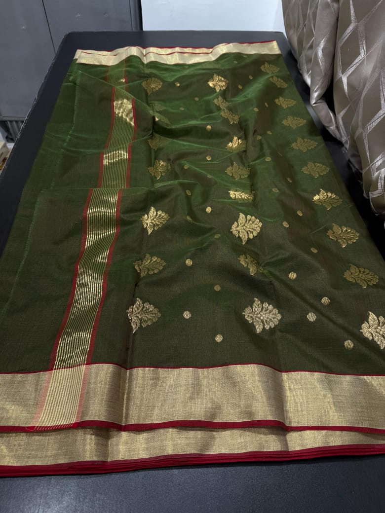 Chandanraj | Cotton Silk Chanderi Saree