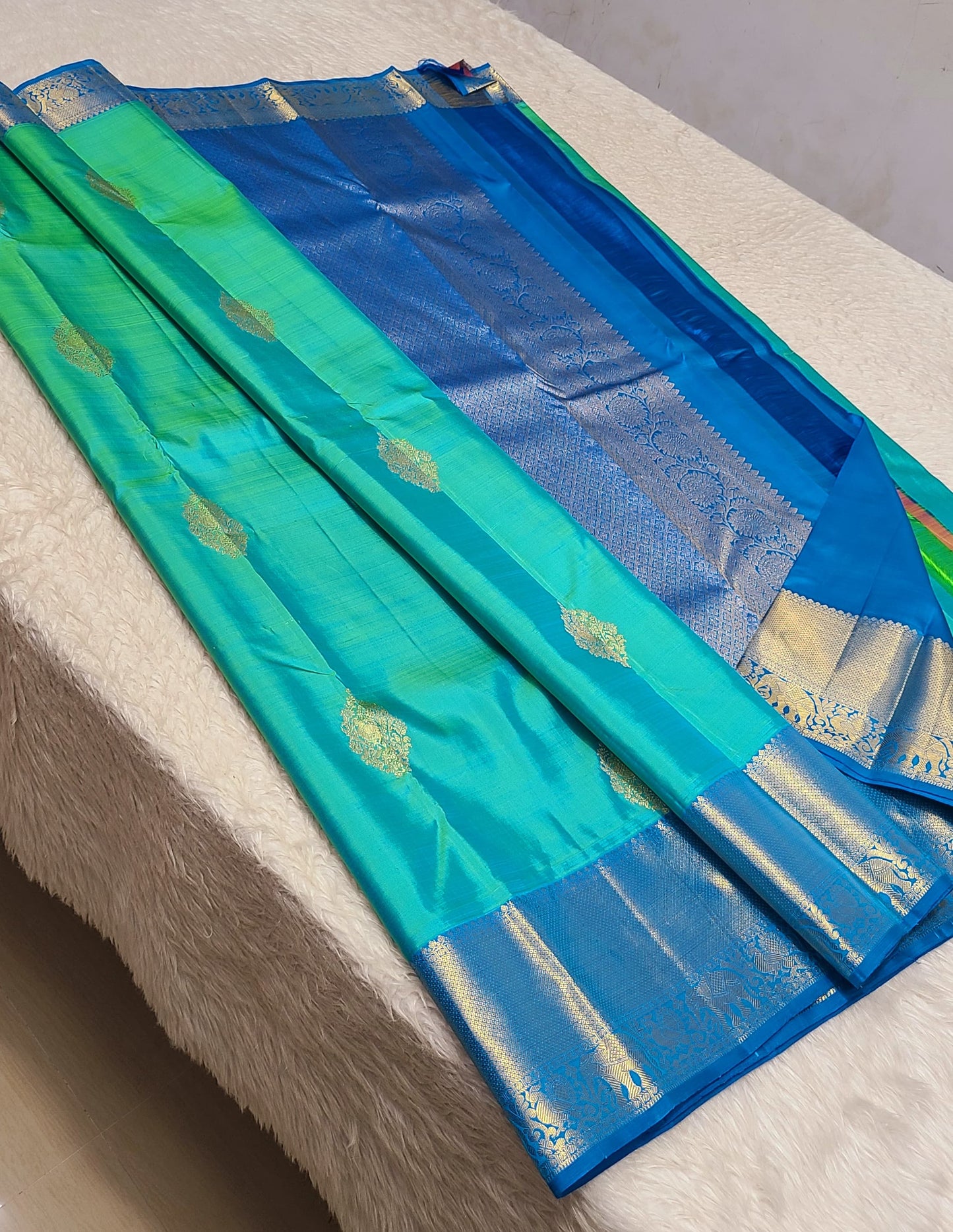 Aartini | 1G Zari Pure silk kanchipuram saree