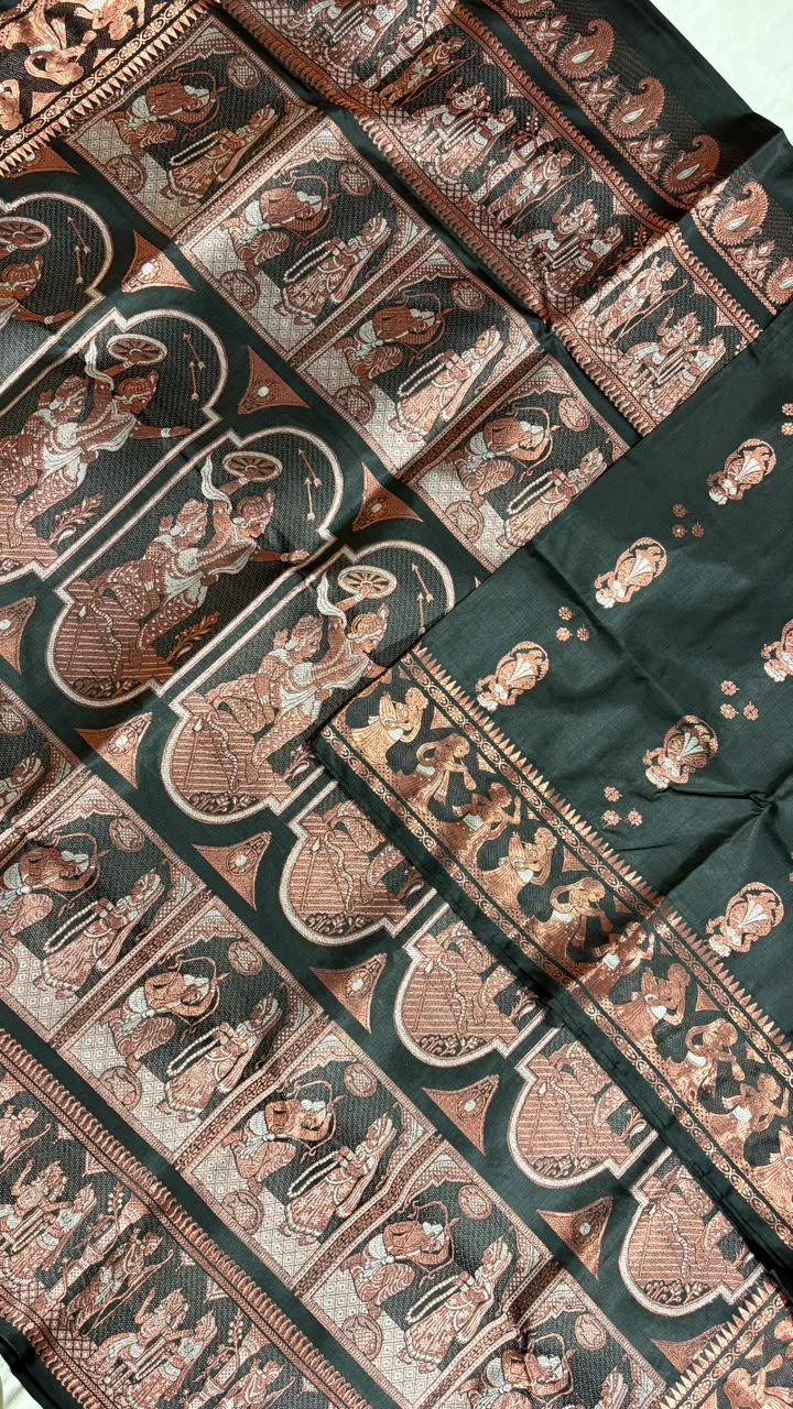 Swarnachari saree.
Material silk with bp.
With silkmark.