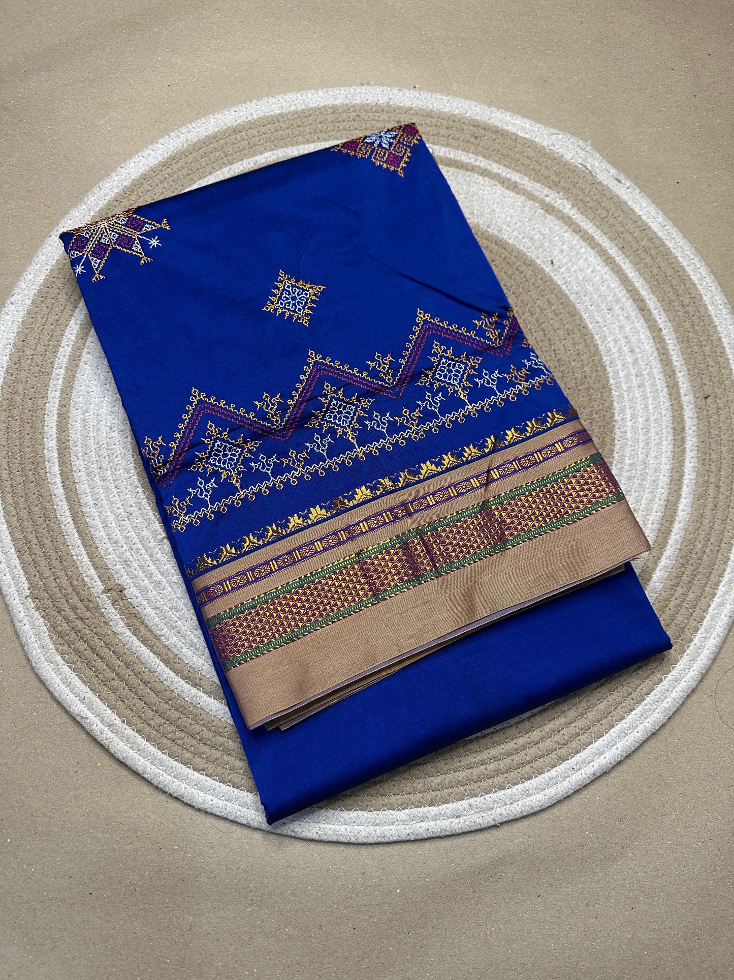 Kasunika | Kasuti Work on Cotton Saree