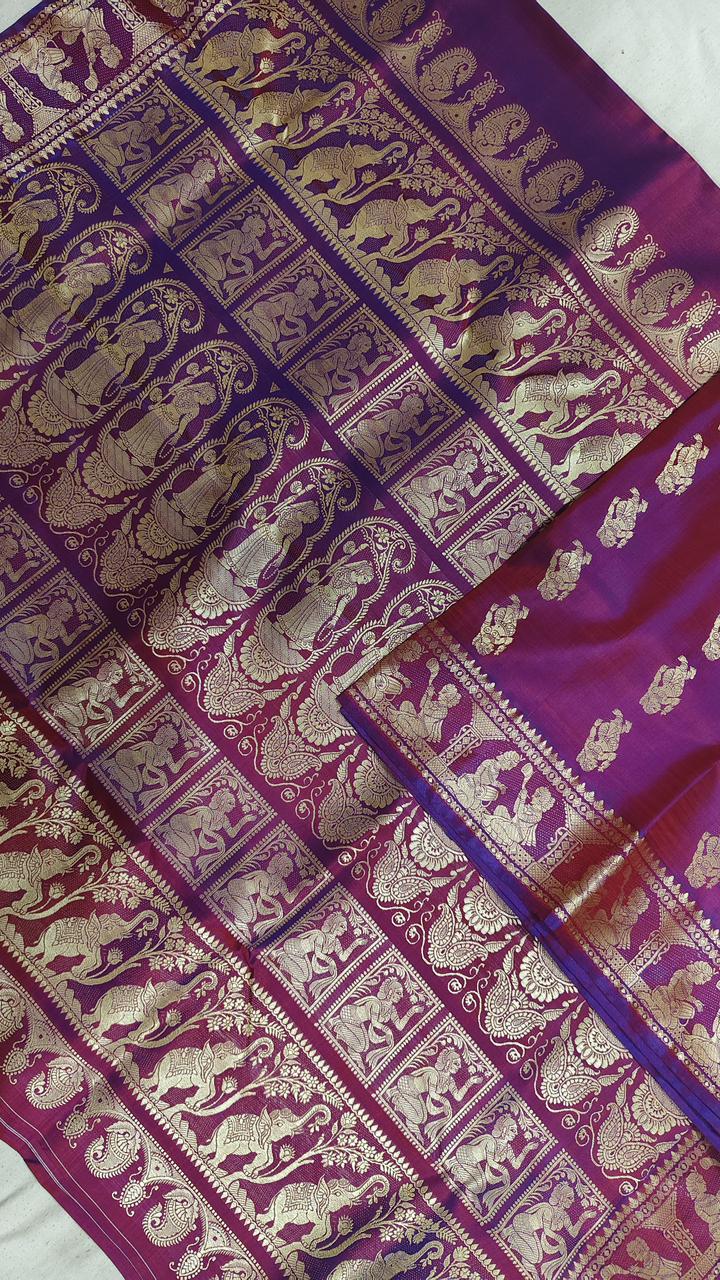 Balurina | Meenakari baluchari saree