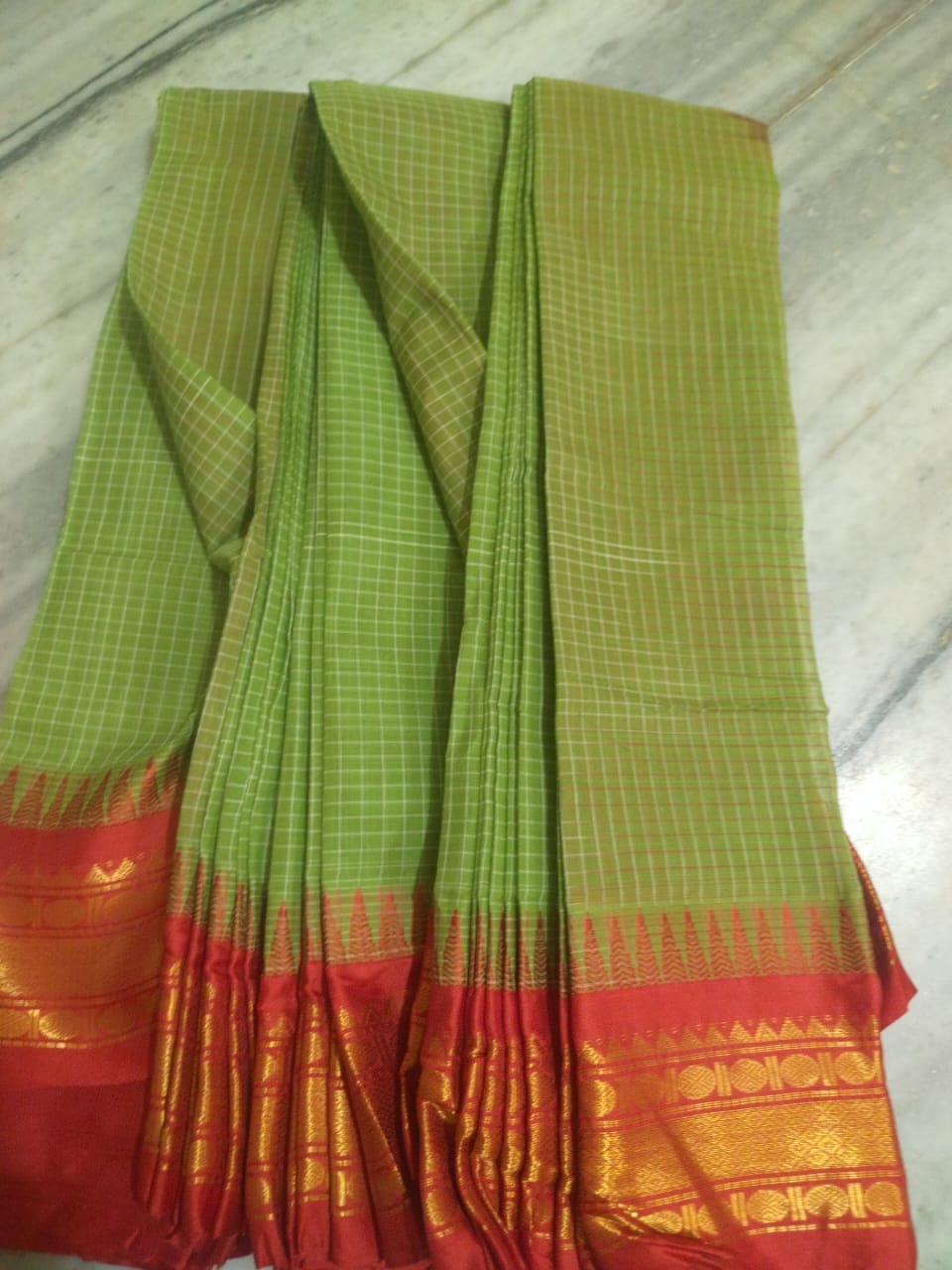 cotton gadwal sarees no blouse rich pallav