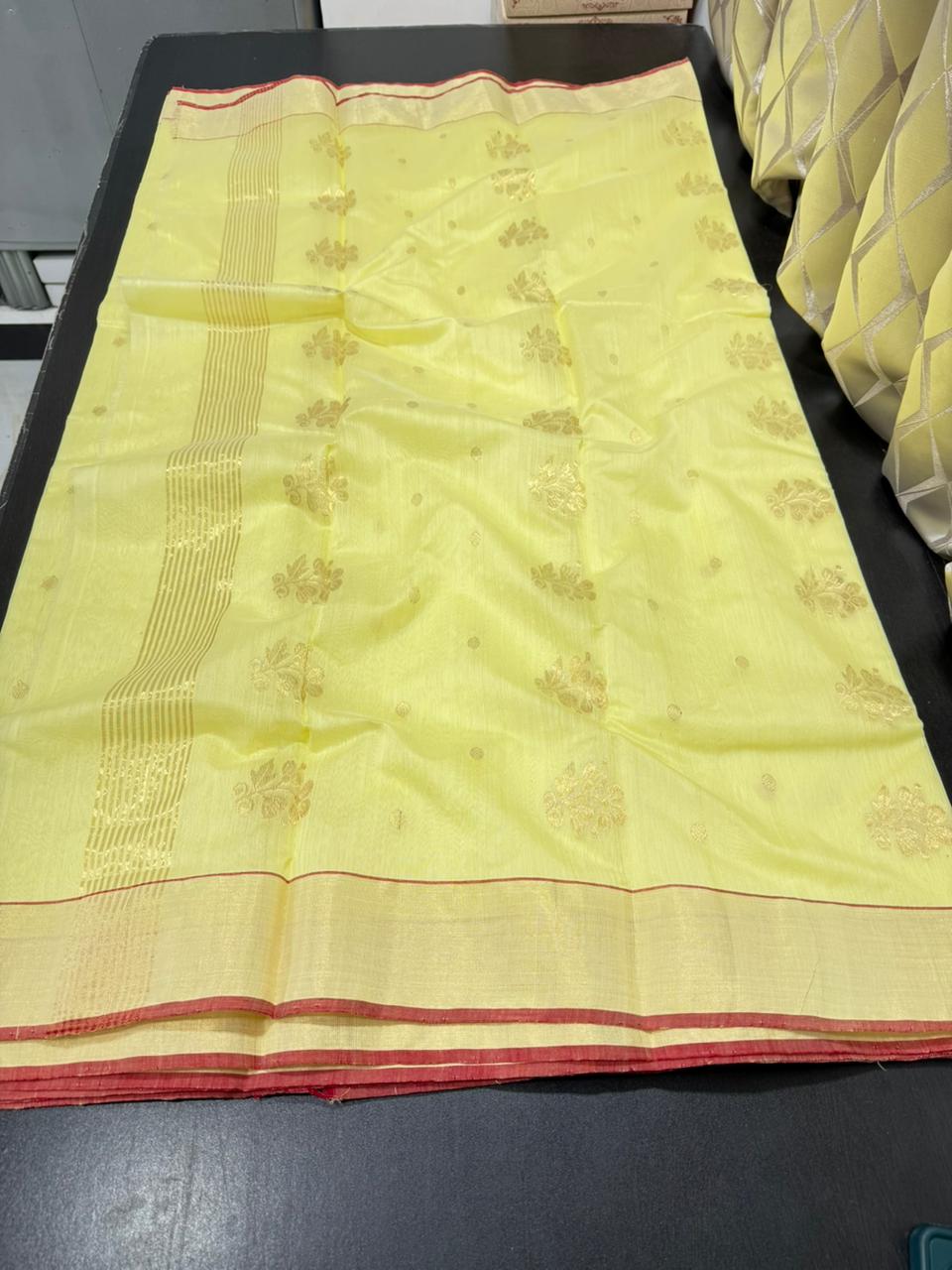 Chandulal | Cotton Silk Chanderi Saree