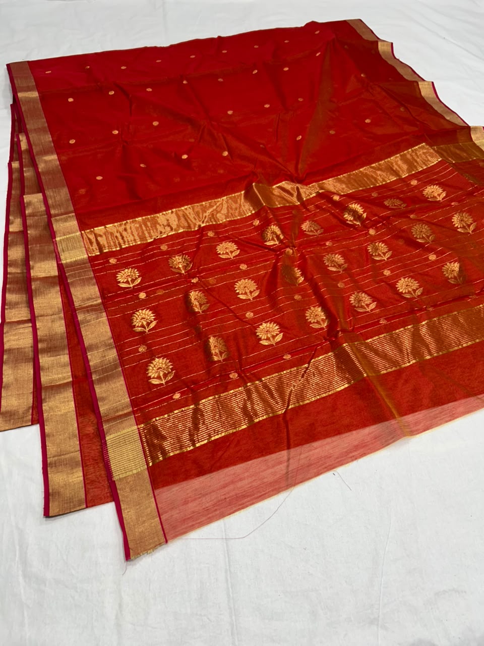 Chanderi cotton silk