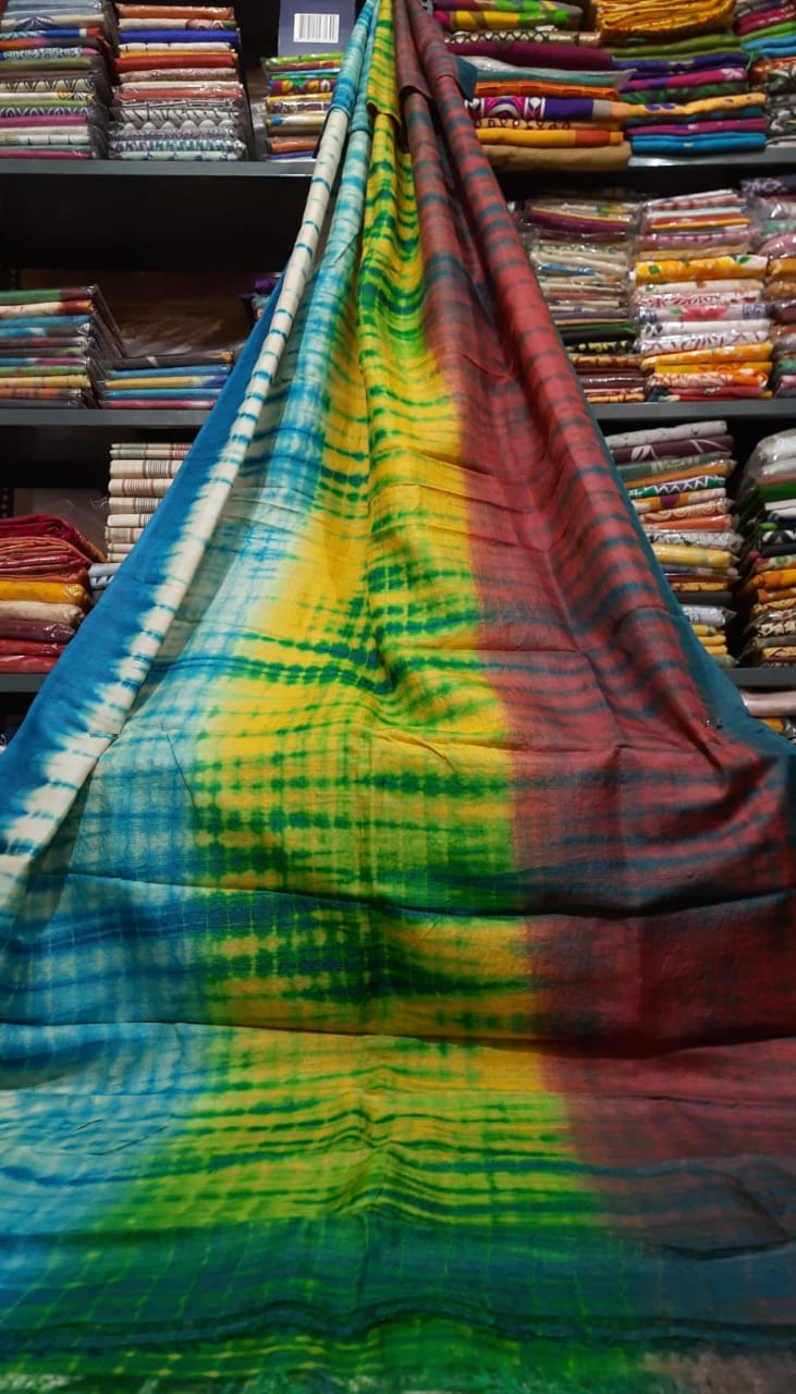 Murshidabad Pure Silk
Dye Shivori Work Sarees
With Blouse Piece