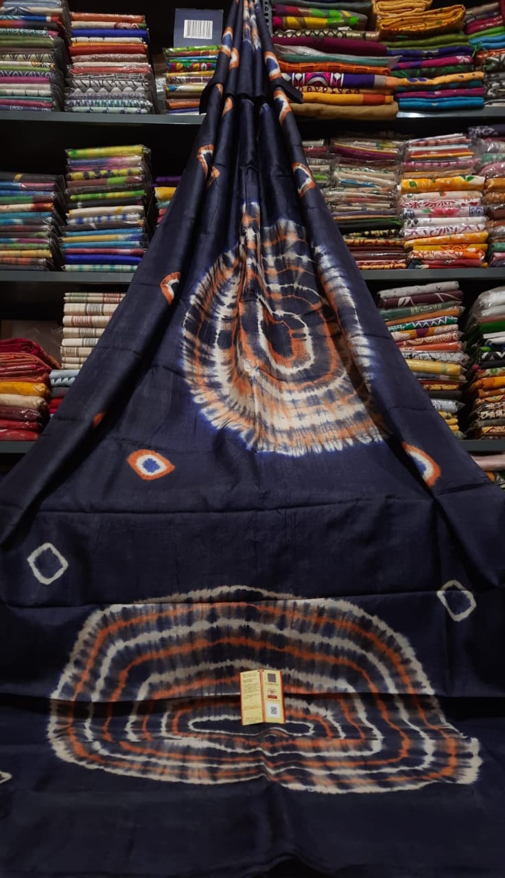 Murshidabad Pure Silk
Dye Shivori Work Sarees
With Blouse Piece