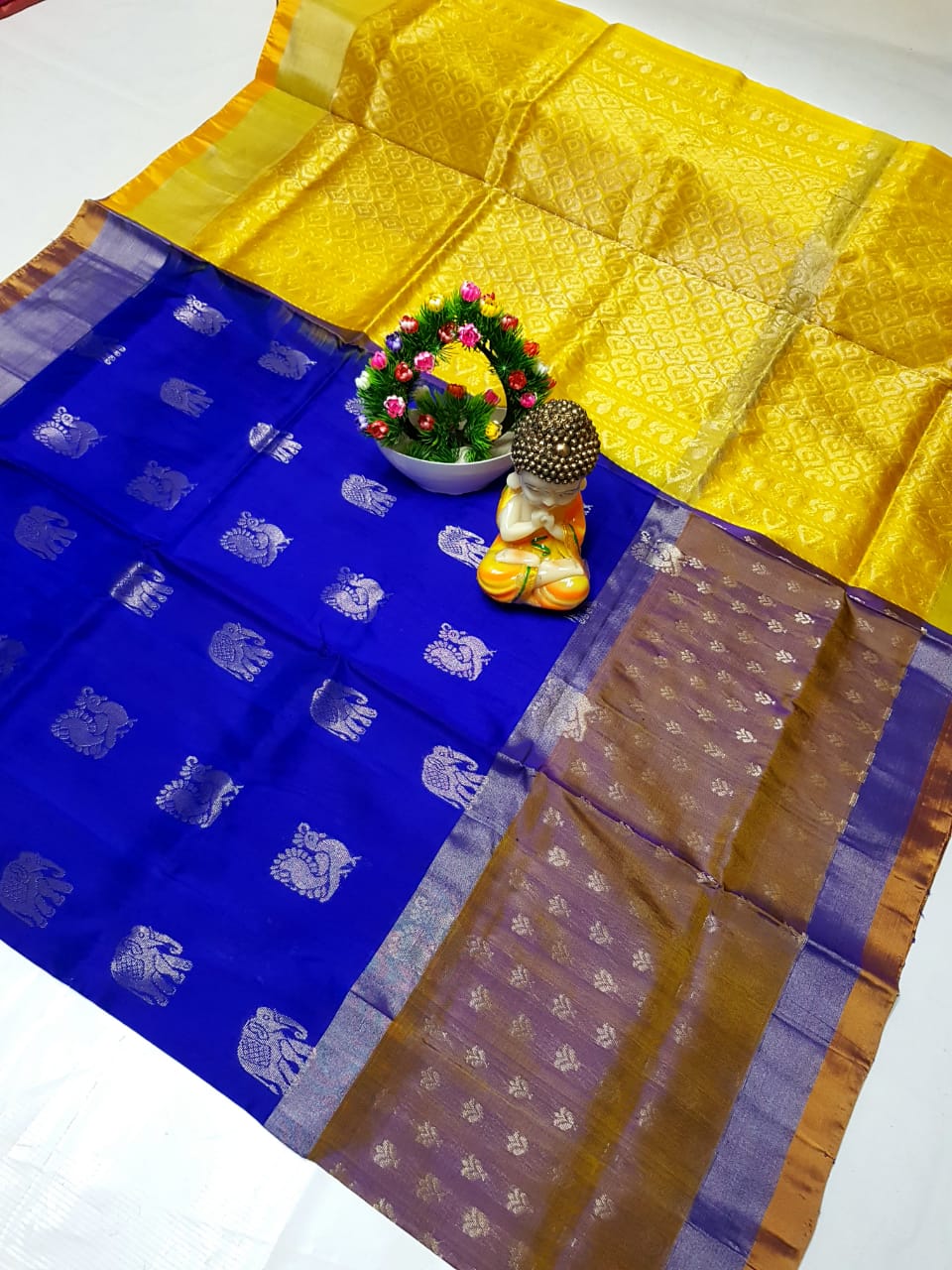 Utkarshini | Uppada Pattu Saree with big buttas