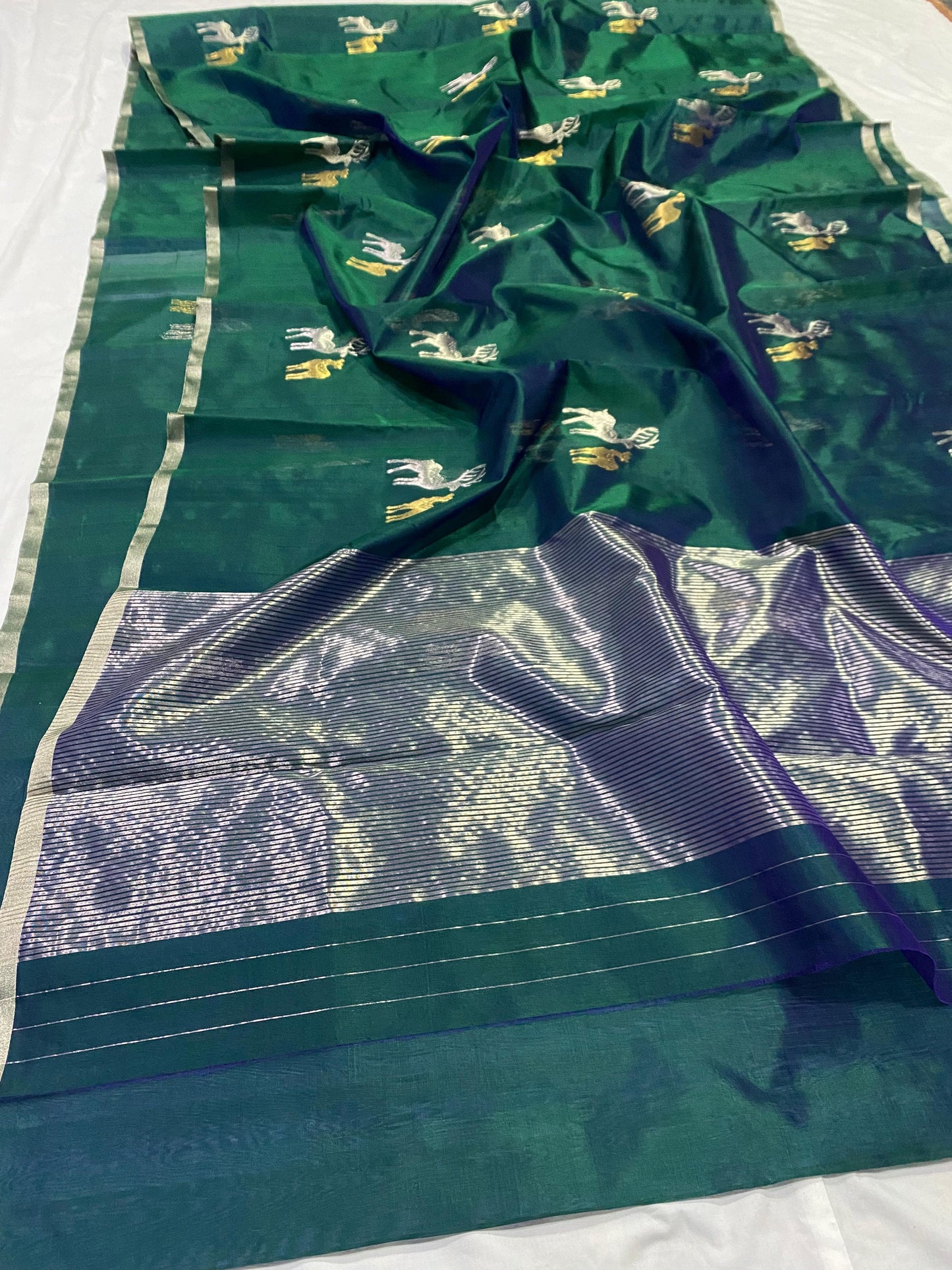 Chandita | Katan Silk Chanderi Saree