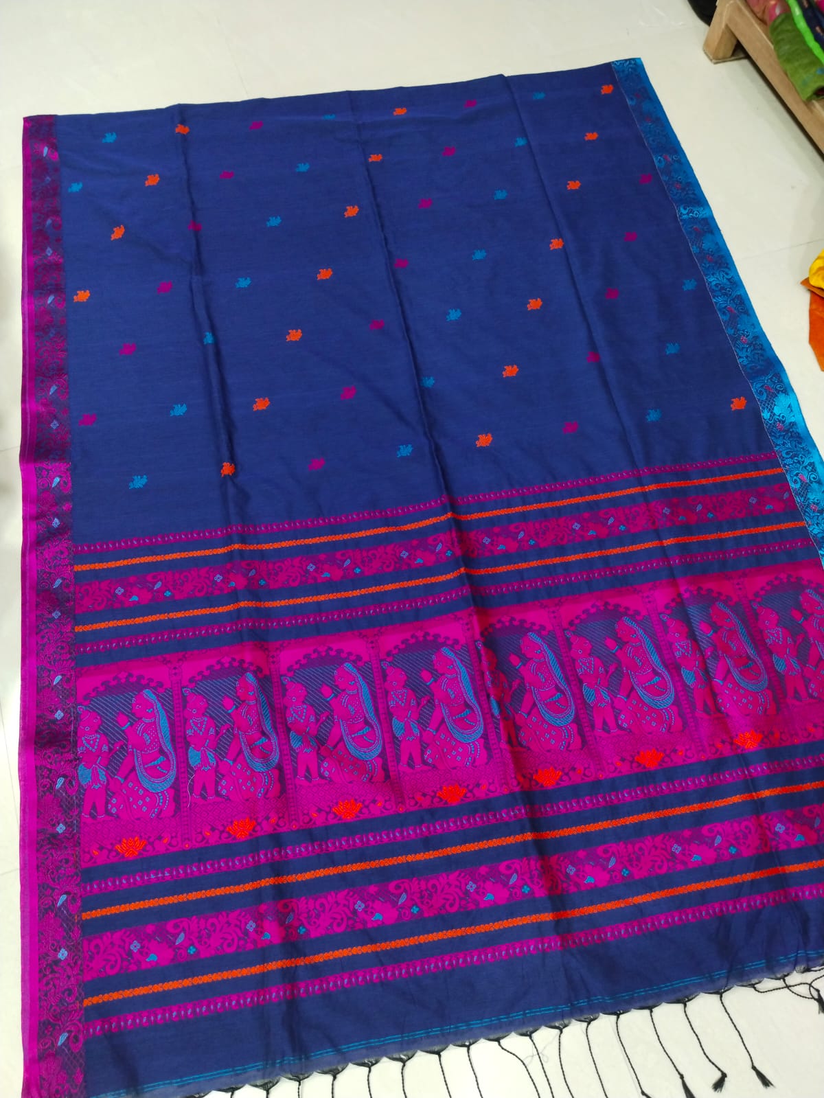Bindu | Tant baluchari saree