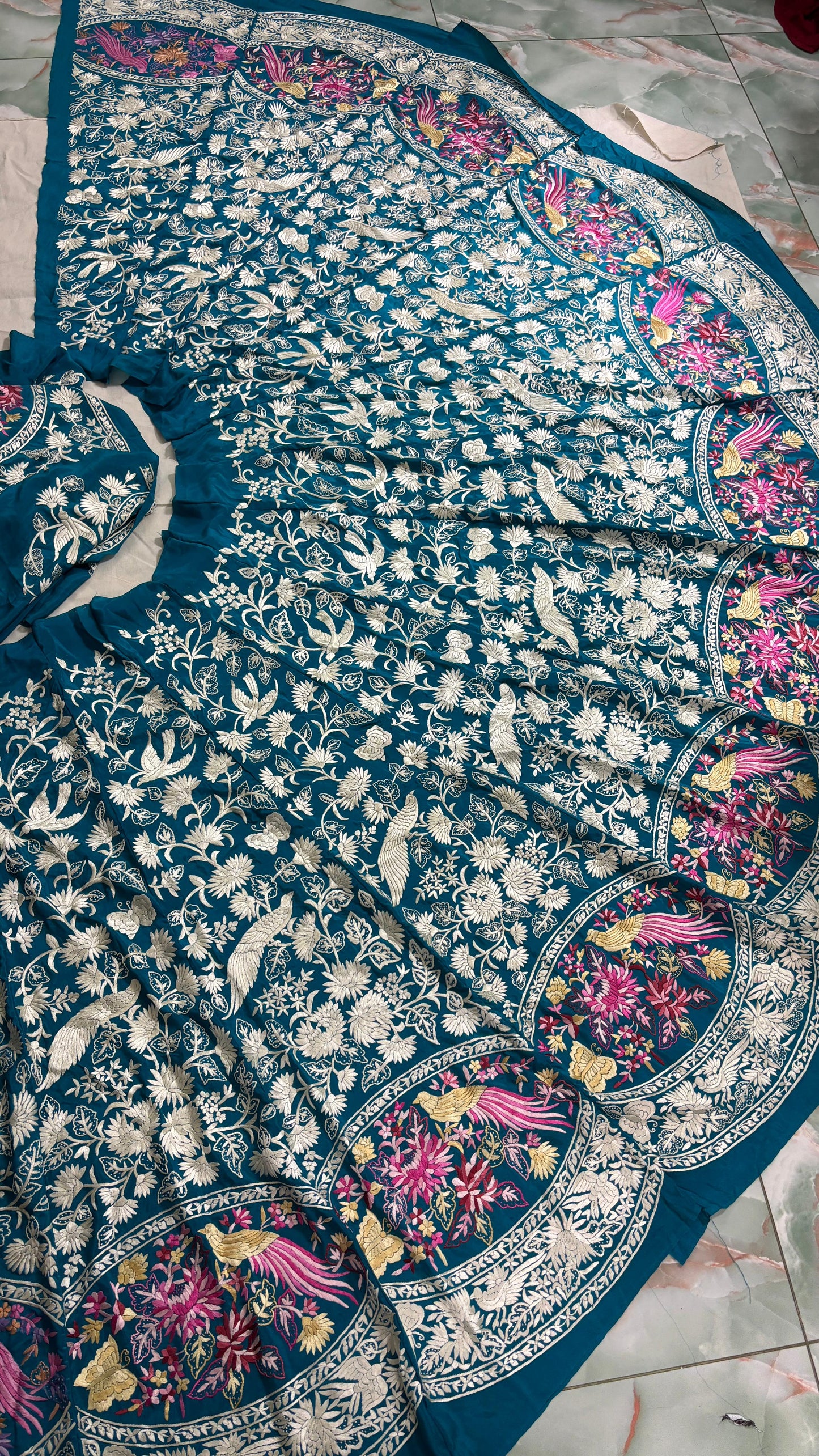 Shapoor | Parsi embroidery lehenga