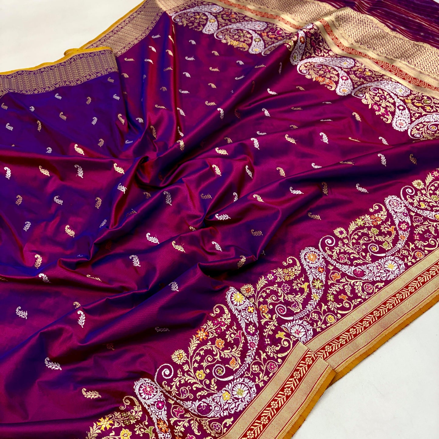 Bish | pure katan silk Banarasi saree