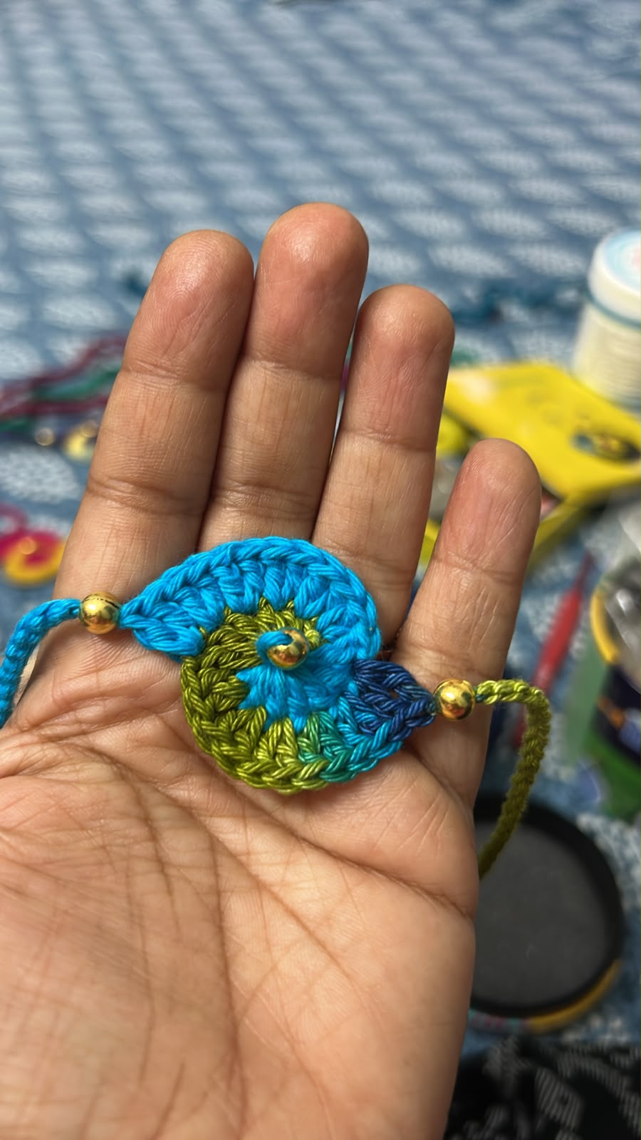 Carya | Crochet Rakhi