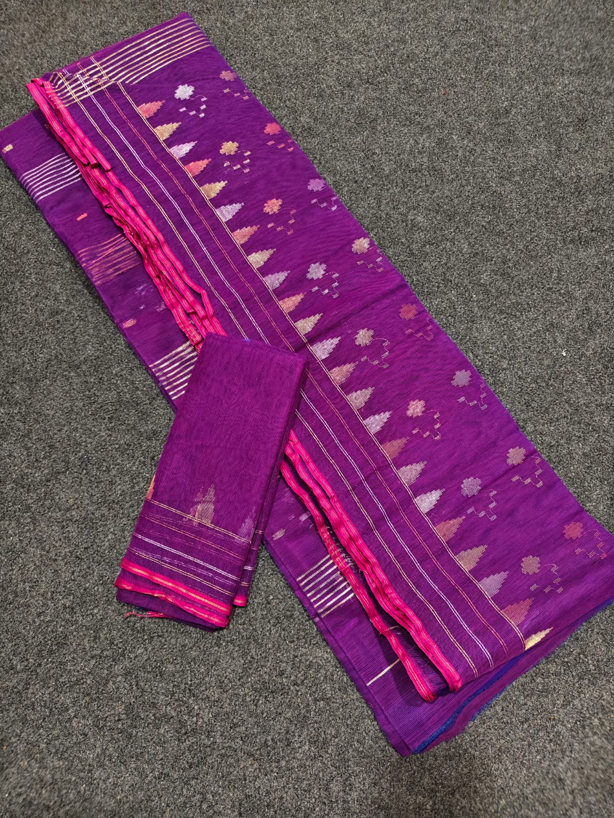 Jamil | half silk Jamdani