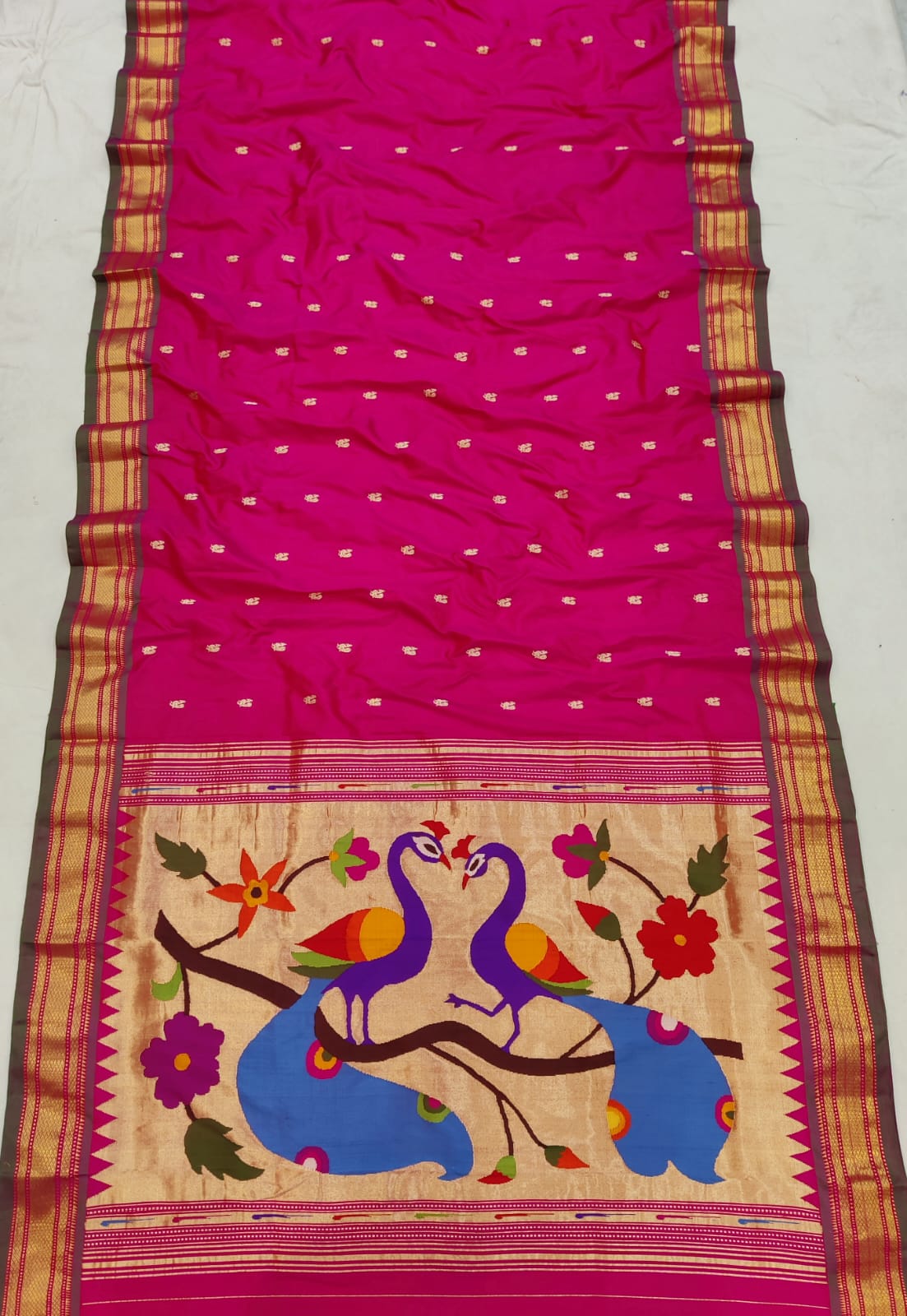Padmakshi | Pure Silk Handloom Paithani