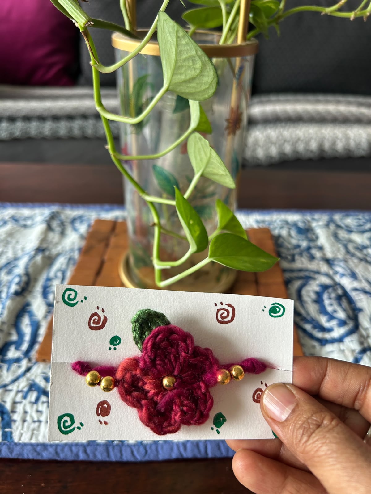 Cashmi | Crochet Rakhi