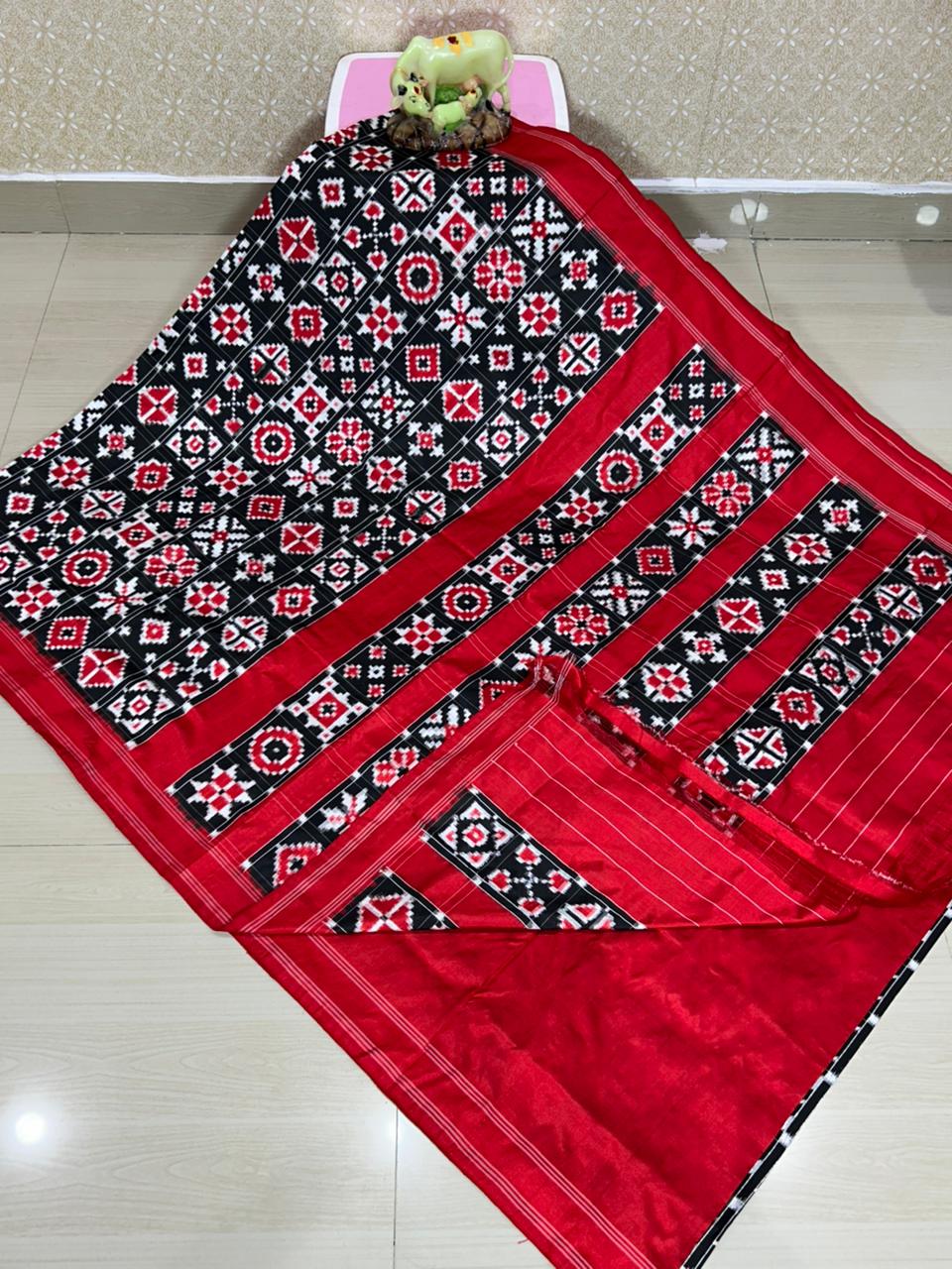 Chaturved | Pure silk Telia Rumal Sarees