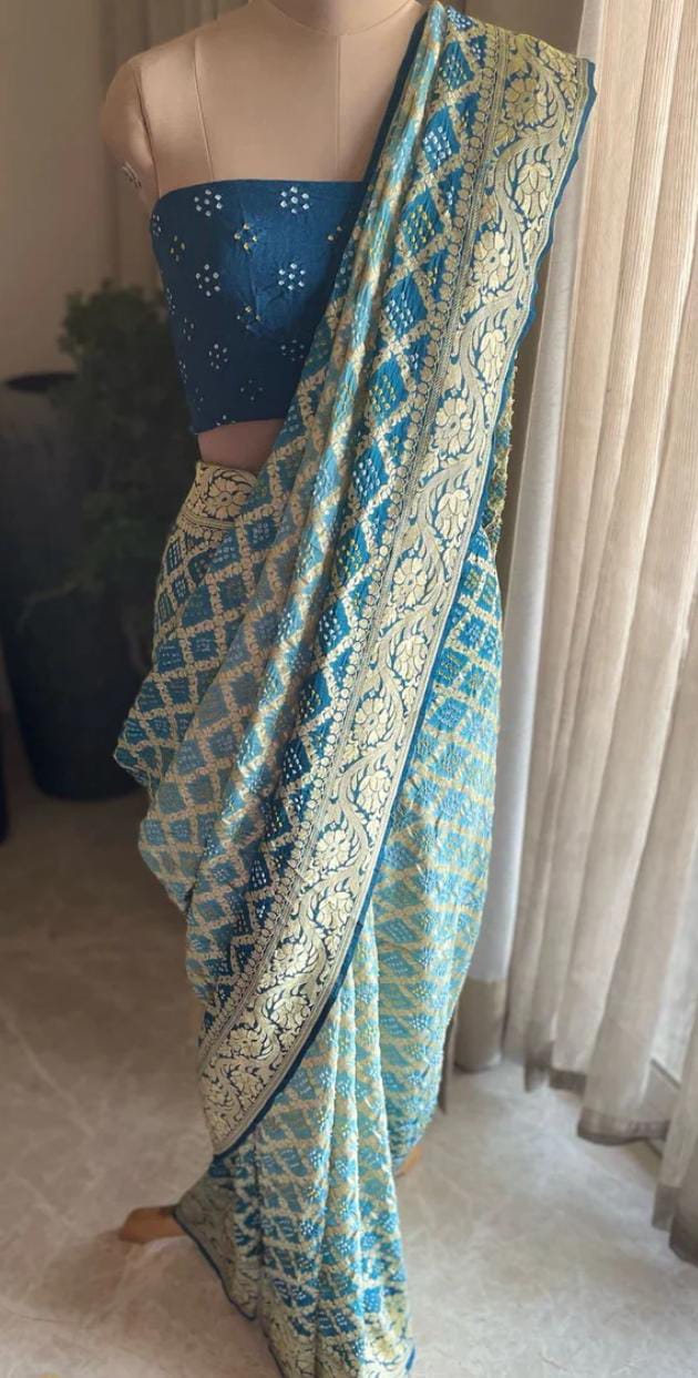Bani | Nimzari Bandhej Saree